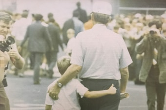 Marc Tyson and his grandfather Bear Bryant