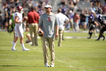 Then-Texas Tech head coach Mike Leach named Lincoln Riley his personal assistant after his freshman season.