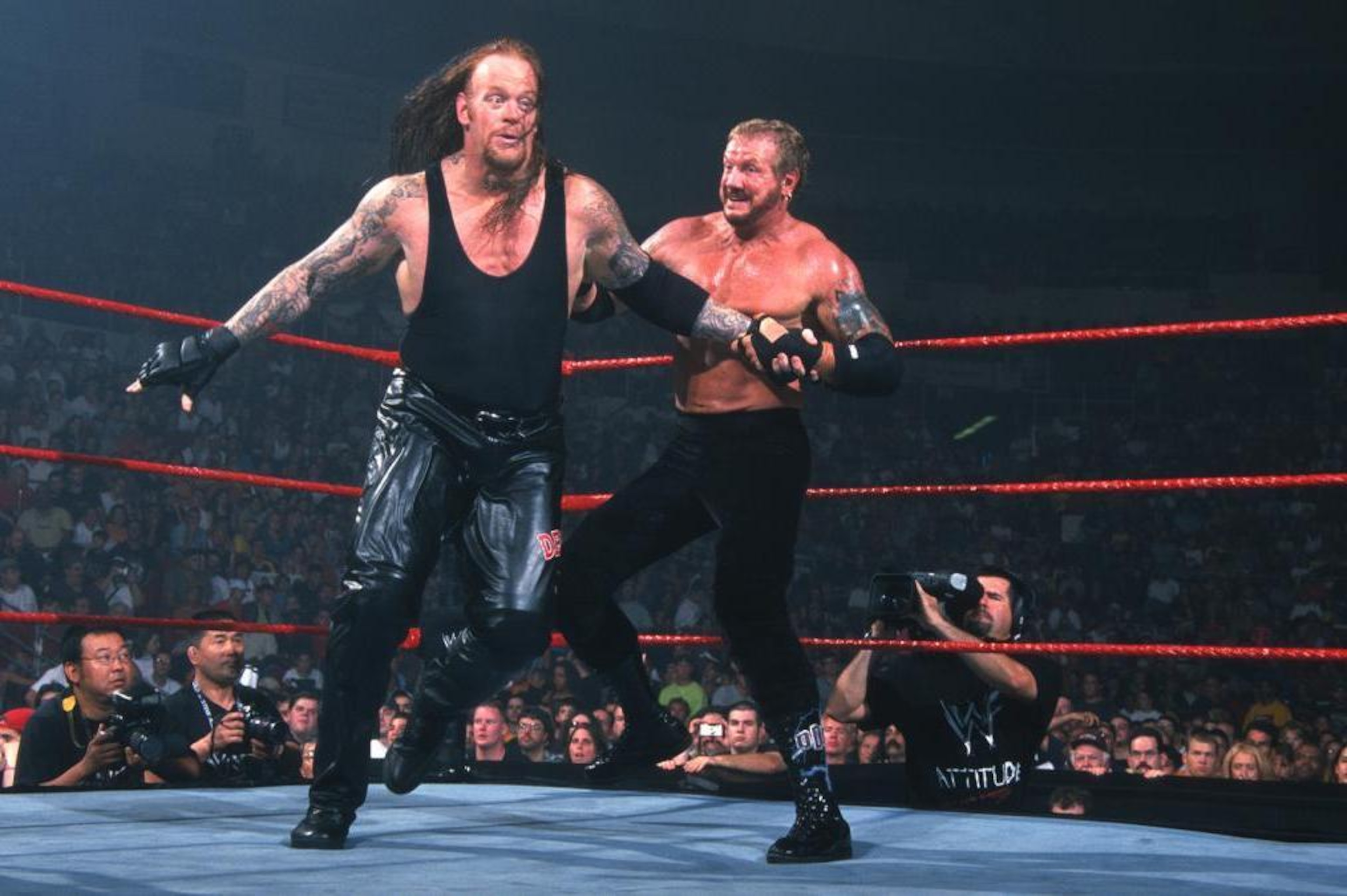 Diamond Dallas Page takes on Undertaker on Raw. Diamond Dallas Page takes on Undertaker on Raw.