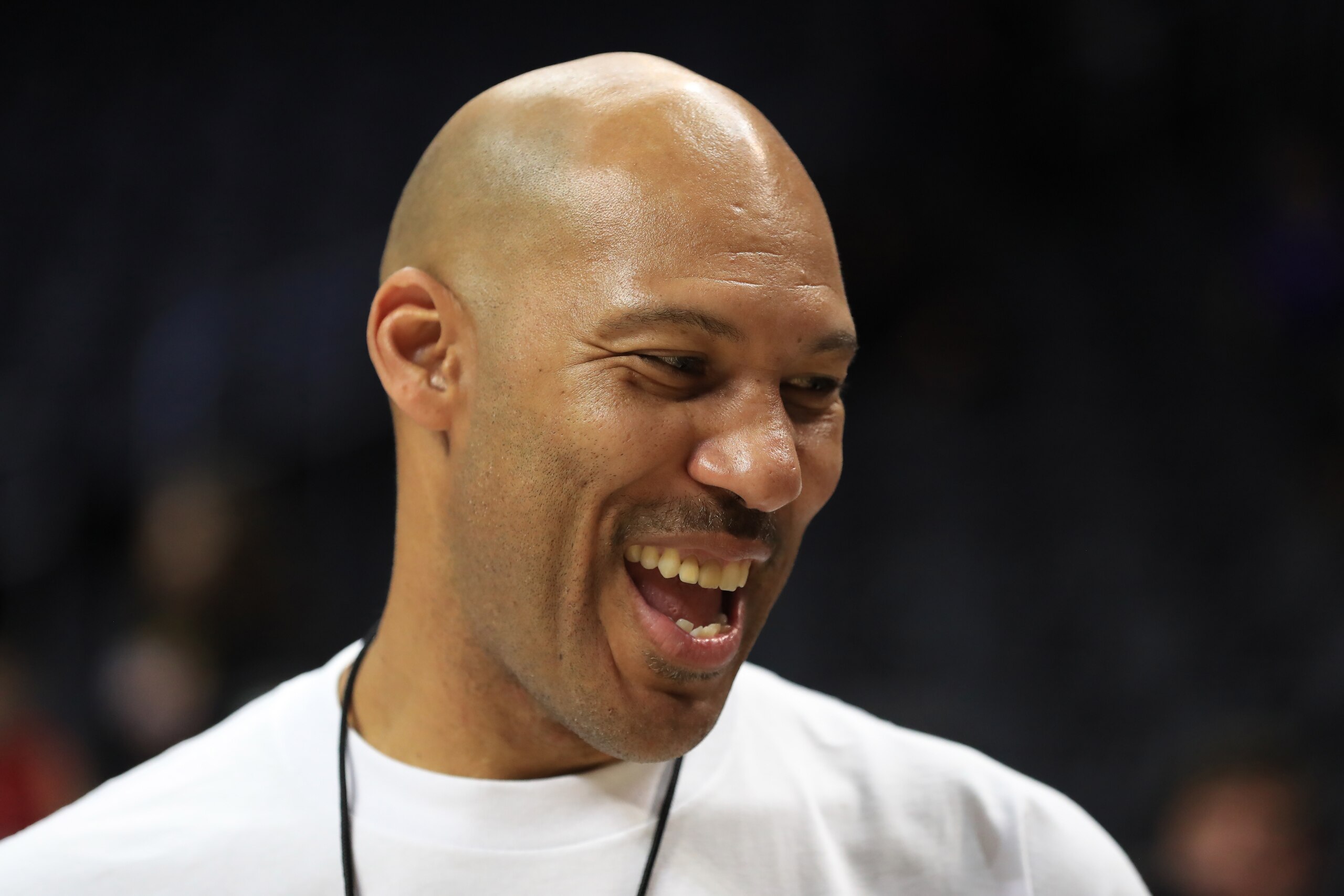 LOS ANGELES, CA - AUGUST 13:  LaVar Ball attends week eight of the BIG3 three on three basketball league at Staples Center on August 13, 2017 in Los Angeles, California.  (Photo by Sean M. Haffey/BIG3/Getty Images)