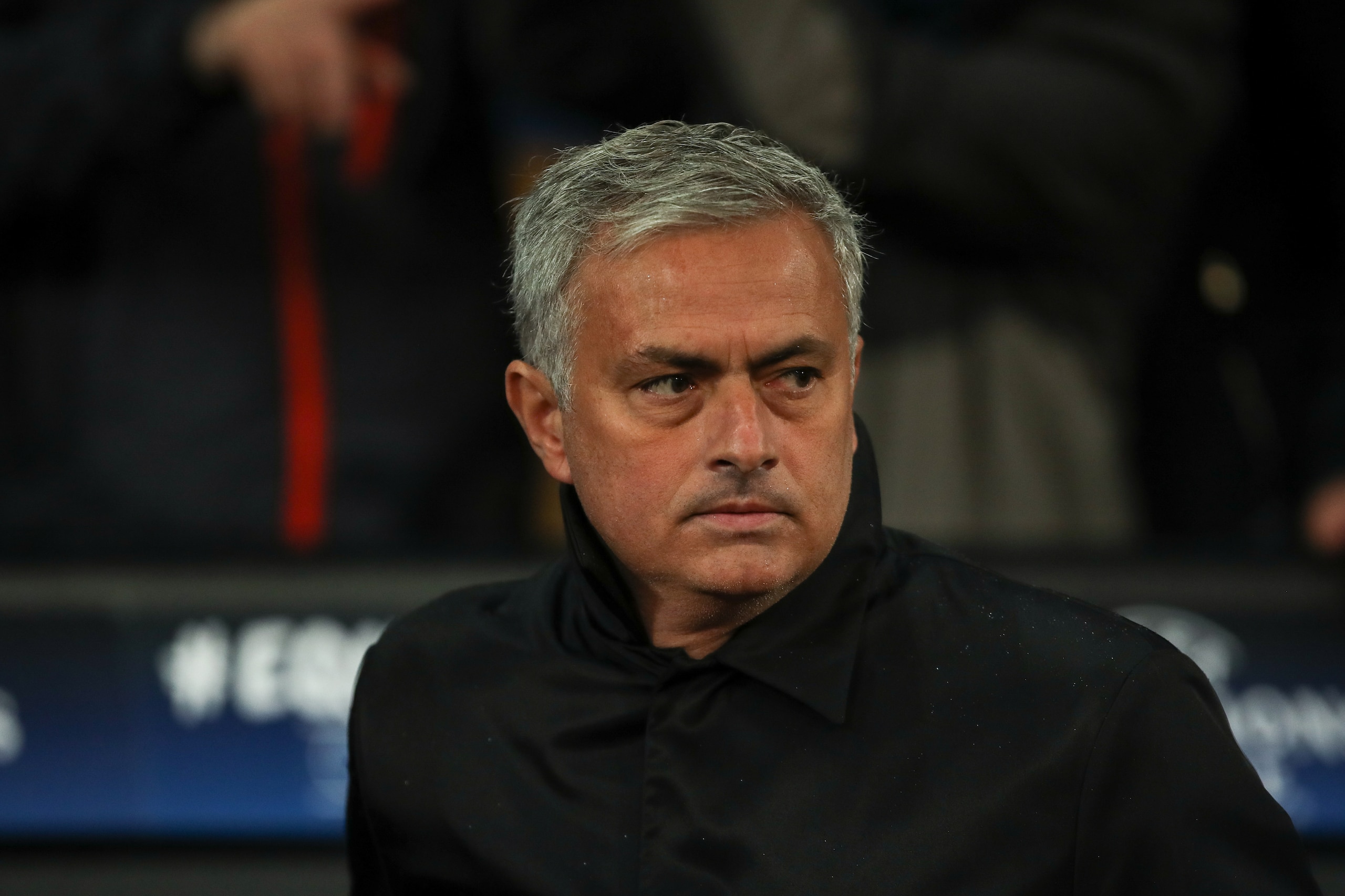 MANCHESTER, ENGLAND - SEPTEMBER 12: Jose Mourinho the head coach / manager of Manchester United during the UEFA Champions League match between Manchester United and FC Basel at Old Trafford on September 12, 2017 in Manchester, England. (Photo by Robbie Ja