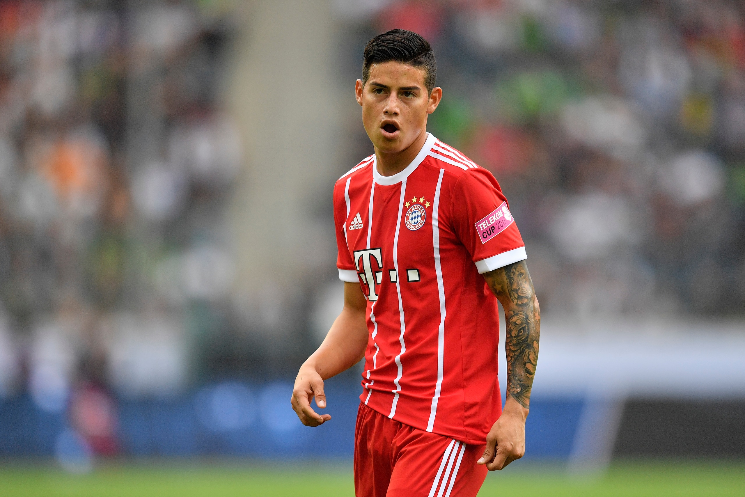 James Rodriguez is now playing for Bayern Munich.