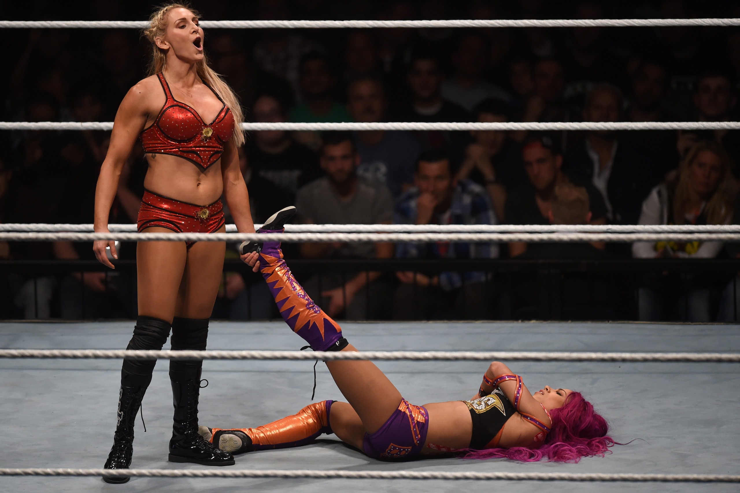 Charlotte's commitment to becoming a wrestler eventually led to her father supporting her career path. Charlotte's commitment to becoming a wrestler eventually led to her father supporting her career path.