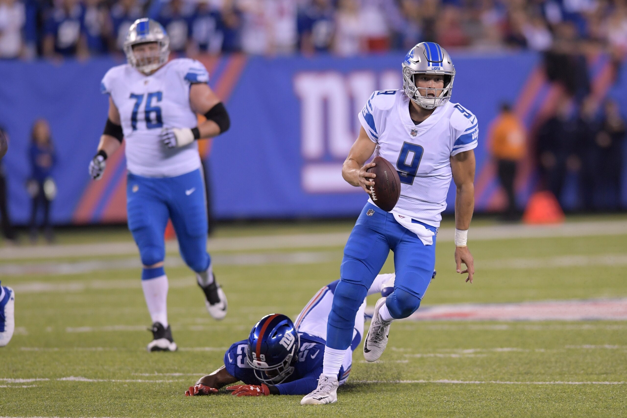 Matthew Stafford has improved his decision-making for the Lions.
