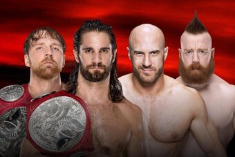 Ambrose and Rollins vs. Cesaro and Sheamus