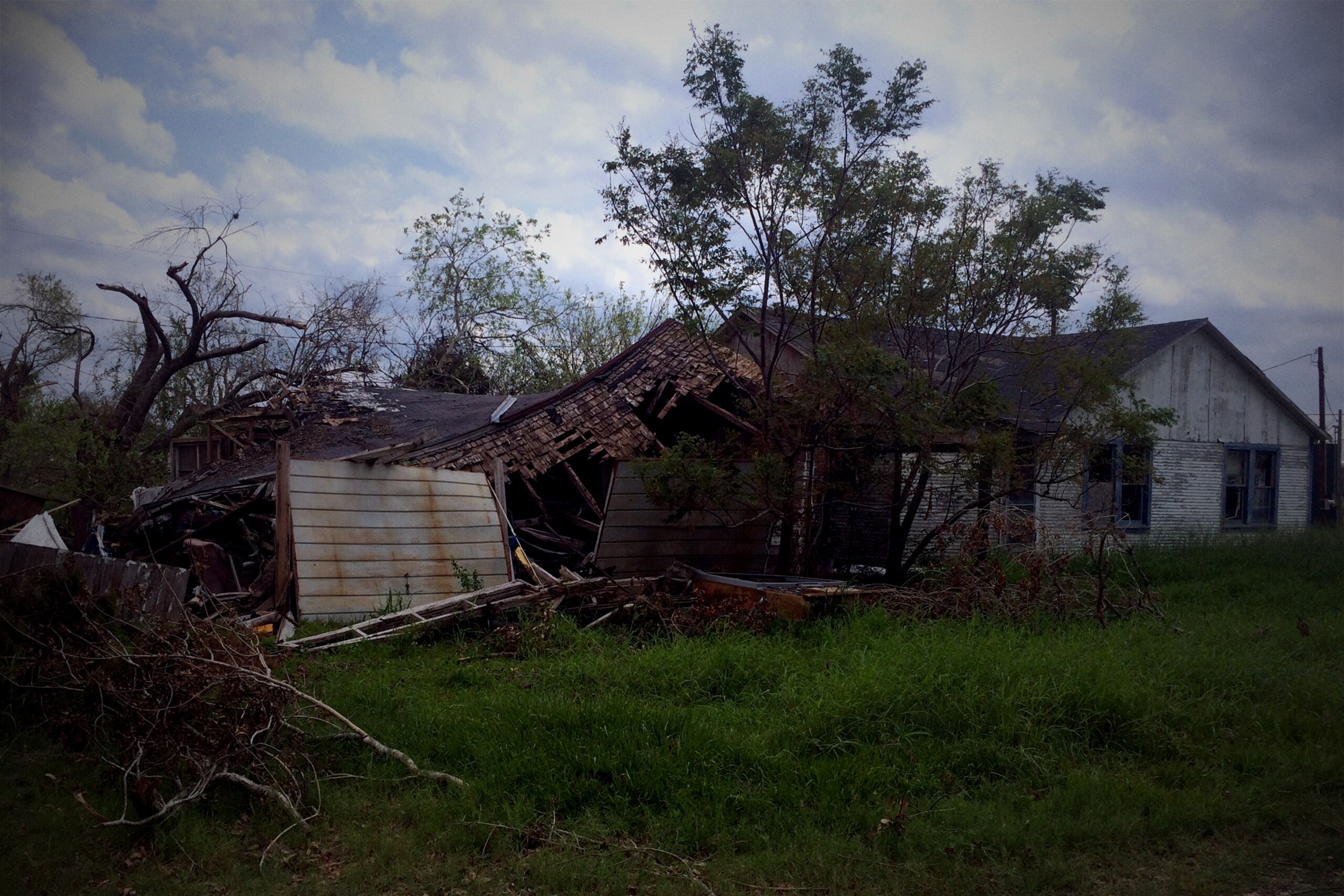 Most of the homes in Refugio were destroyed or damaged by the hurricane.