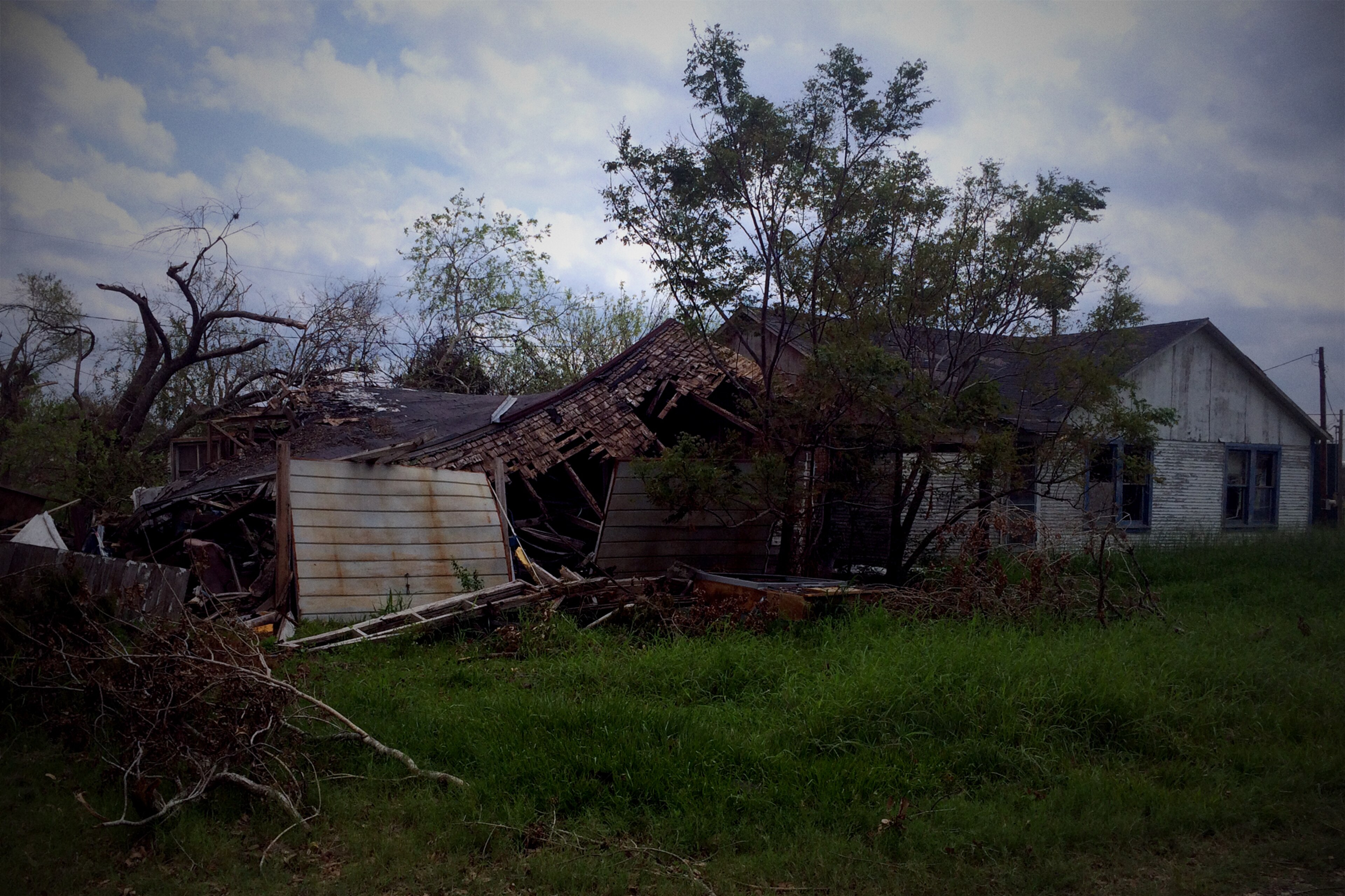 Most of the homes in Refugio were destroyed or damaged by the hurricane.