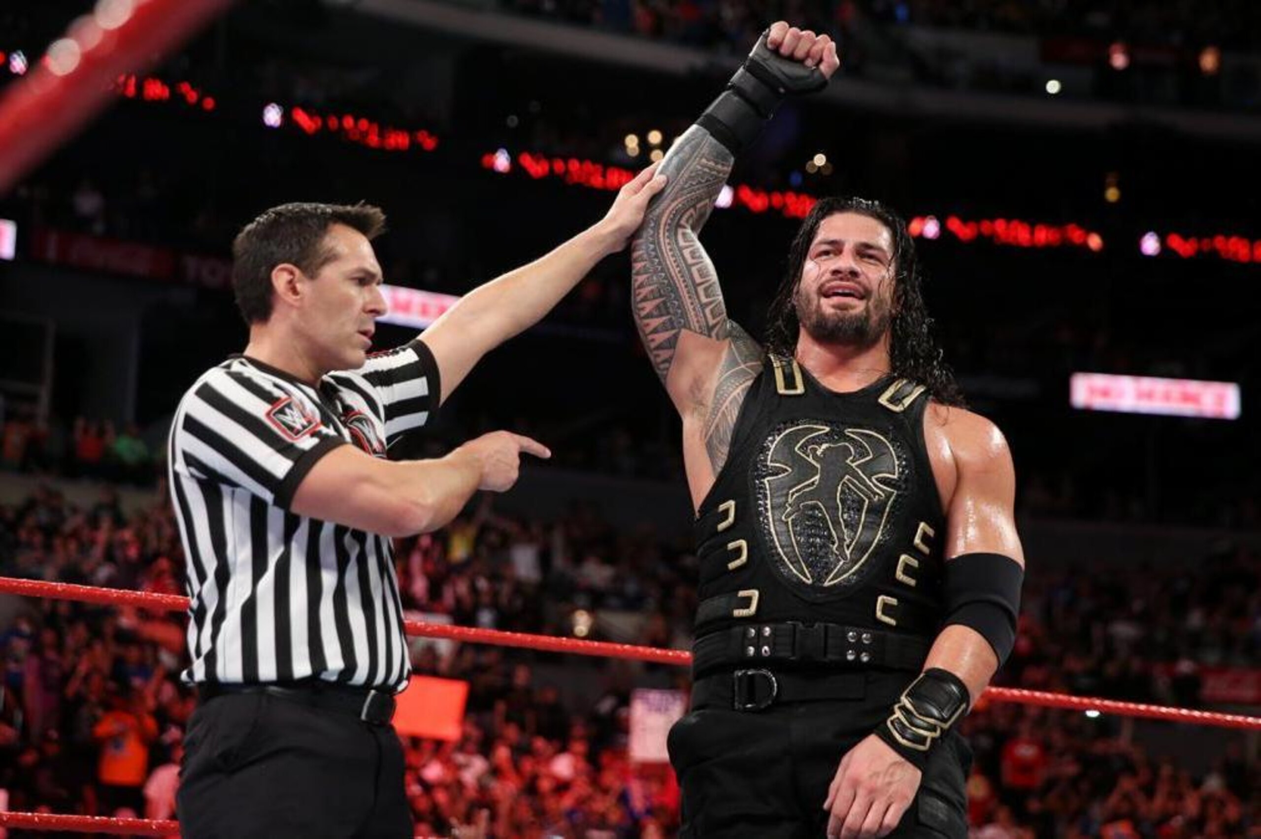 Roman Reigns knocked off John Cena at No Mercy.