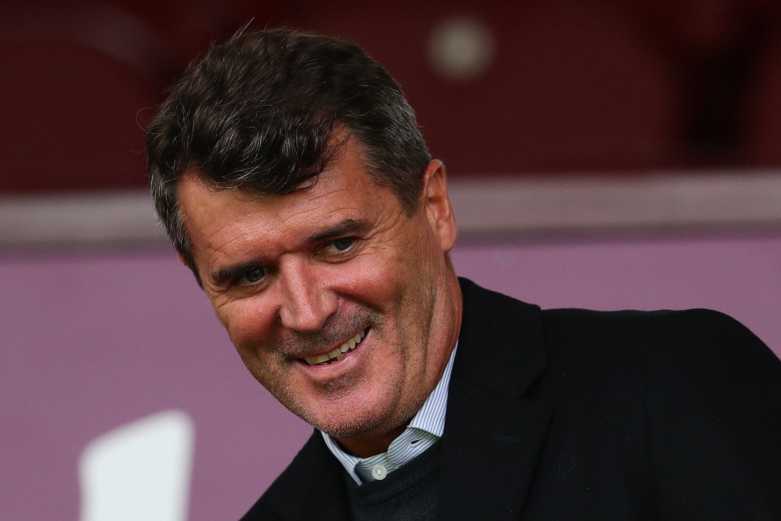 BURNLEY, ENGLAND - SEPTEMBER 10: Roy Keane looks on during the Premier League match between Burnley and Crystal Palace at Turf Moor on September 10, 2017 in Burnley, England. (Photo by Chris Brunskill Ltd/Getty Images)