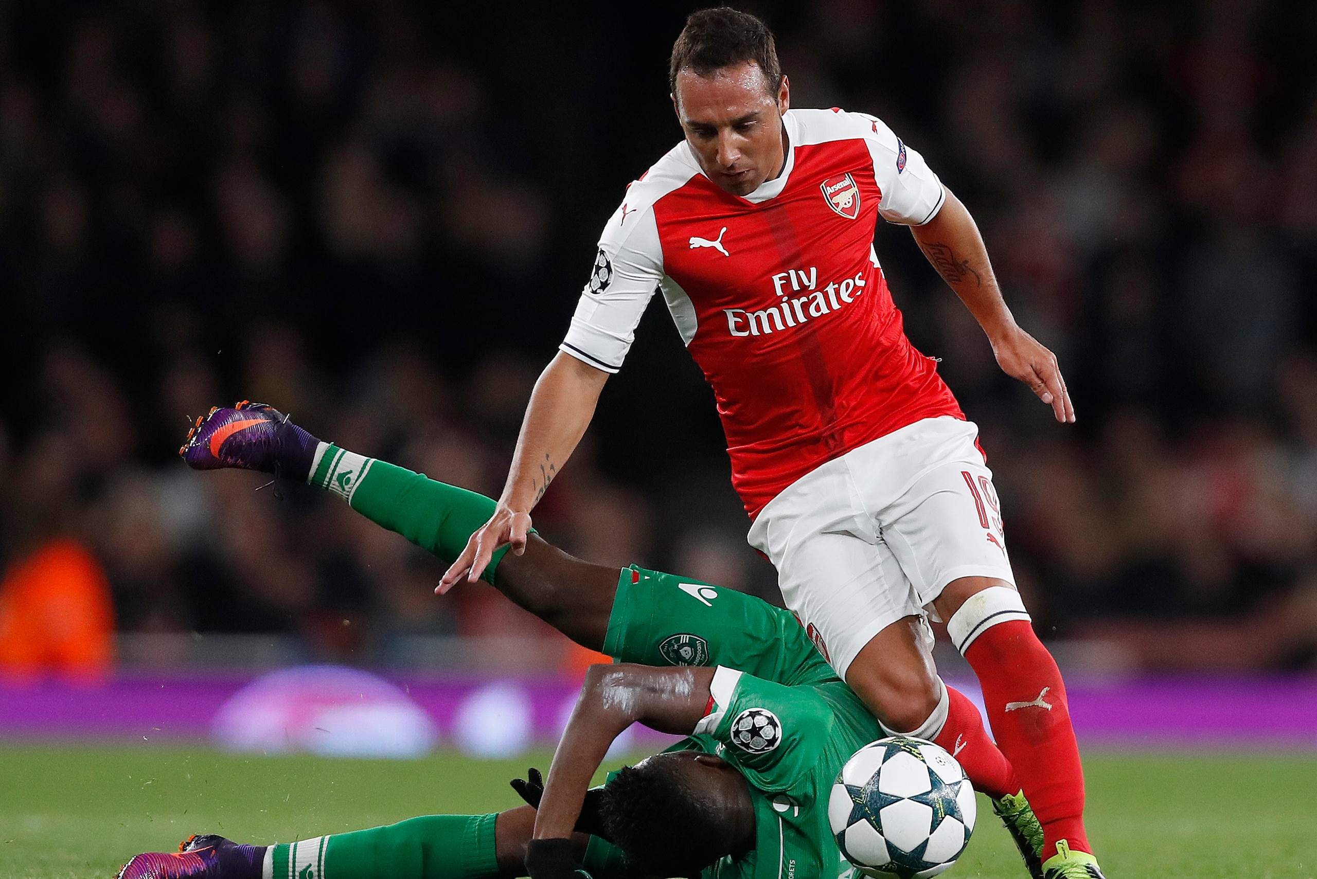 Santi Cazorla's injury problems have increased Wilshere's importance.
