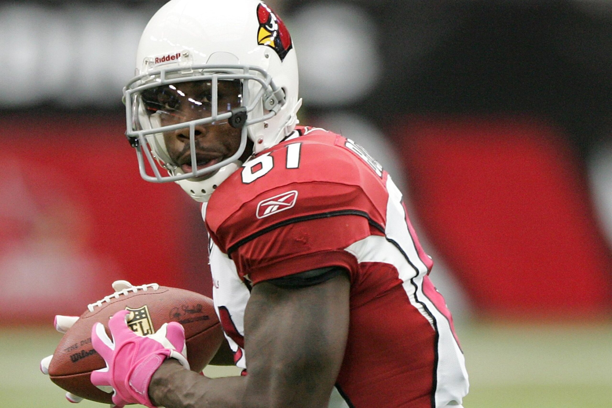Boldin became one of the first NFL players to wear pink gloves for breast cancer awareness—then got fined for a uniform violation.