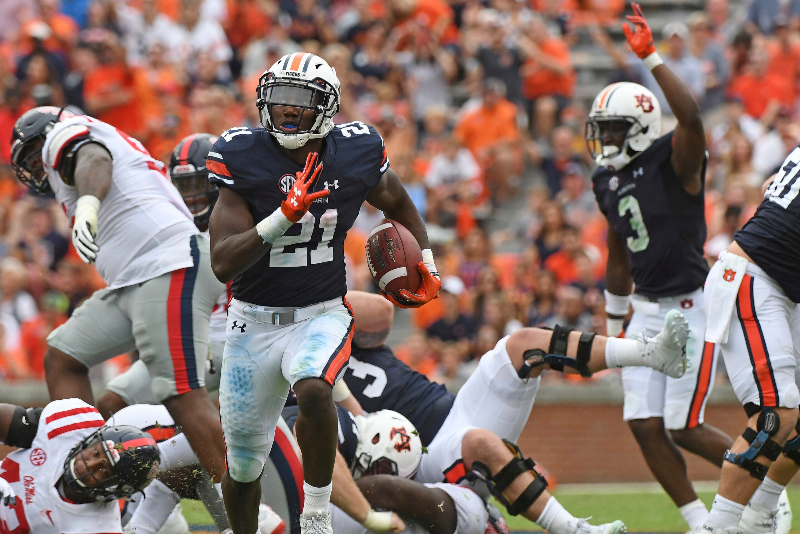 Kerryon Johnson has been a revelation for Auburn over the past two weeks.