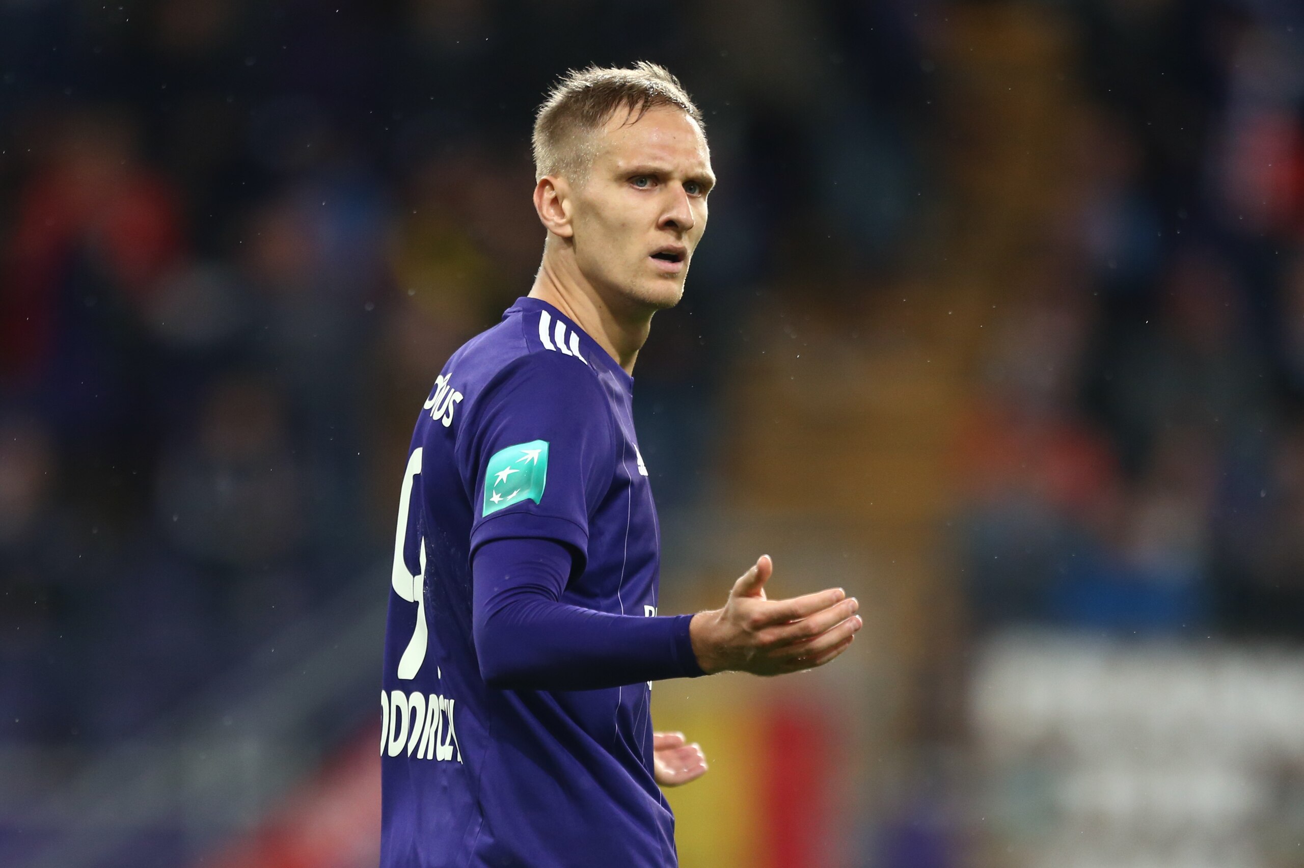 20170908 - Brussels , Belgium / Rsc Anderlecht v Sporting Lokeren / 'nLukasz TEODORCZYK'nFootball Jupiler Pro League 2017 - 2018 Matchday 6 / 'nPicture by Vincent Van Doornick / Isosport