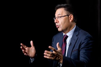 Josep Maria Bartomeu is having to lead Barca through choppy waters.