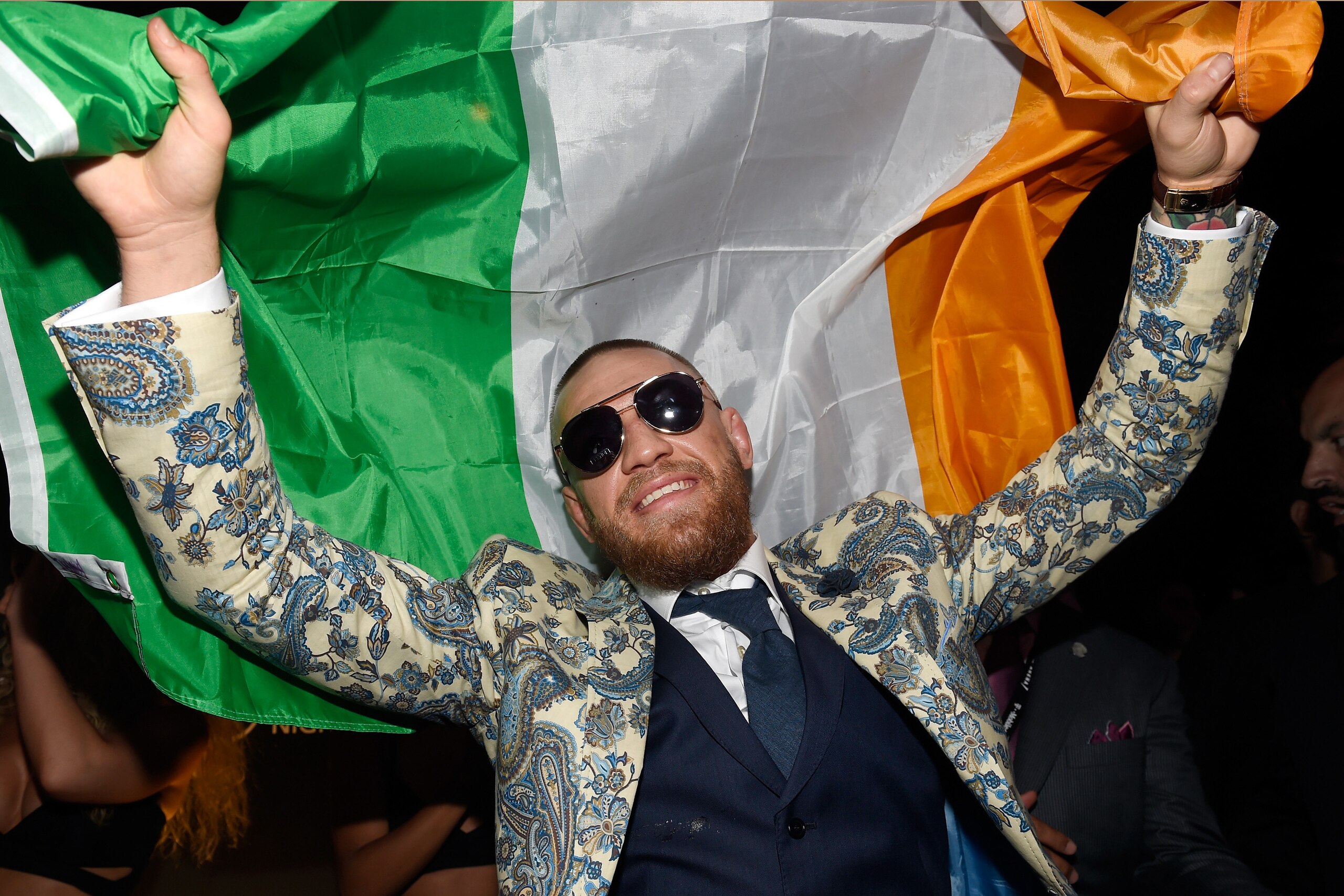 LAS VEGAS, NV - AUGUST 27:  Conor McGregor attends his after fight party and his Wynn Nightlife residency debut at the Encore Beach Club at Night at Wynn Las Vegas on August 27, 2017 in Las Vegas, Nevada.  (Photo by David Becker/Getty Images for Wynn Nigh
