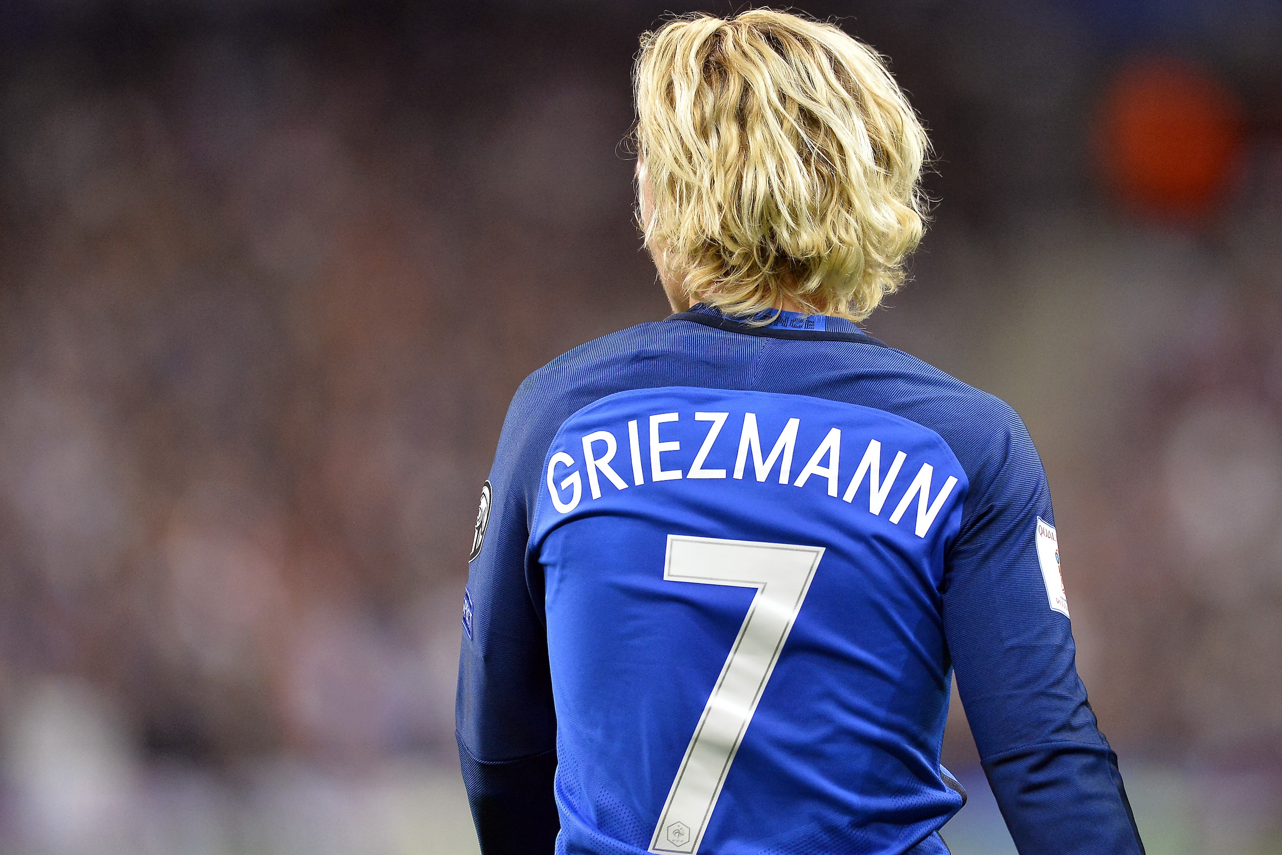 PARIS, FRANCE - OCTOBER 10:  Antoine Griezmann of France reacts during the FIFA 2018 World Cup Qualifier between France and Belarus at Stade de France on October 10, 2017 in Paris.  (Photo by Aurelien Meunier/Getty Images)