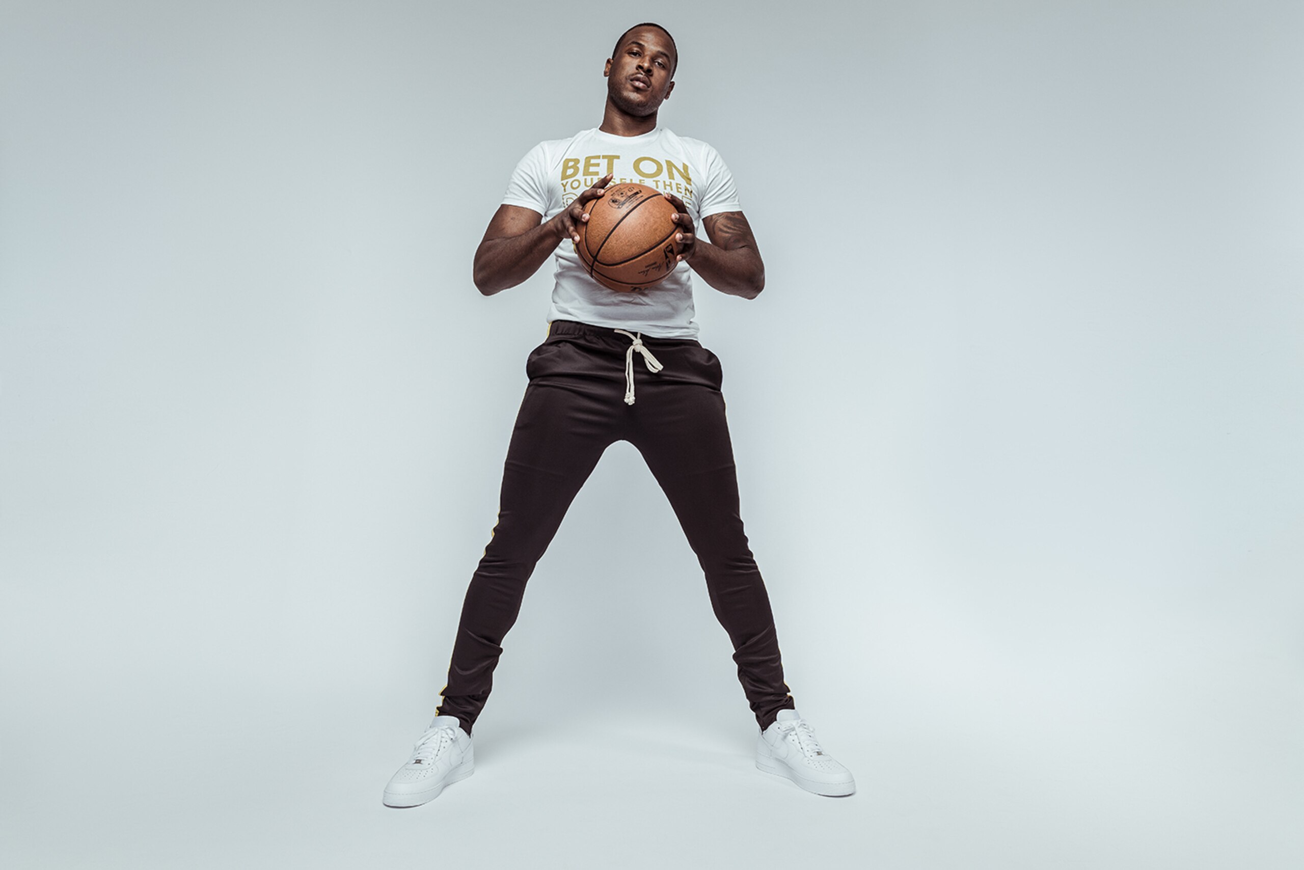 Growing up in Philadelphia, Waiters says everyone "had to have that confidence, that self-will" to do something.