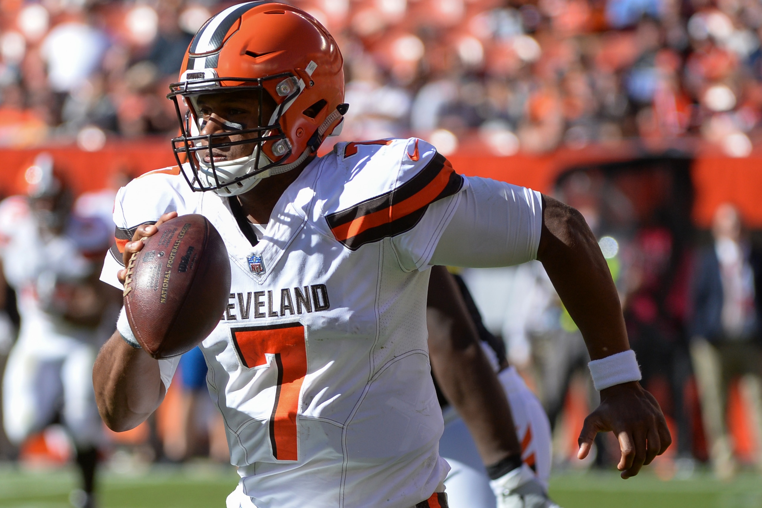 Several of his Browns teammates see Kizer as the potential answer to the team's longstanding issues at quarterback. Several of his Browns teammates see Kizer as the potential answer to the team's longstanding issues at quarterback.