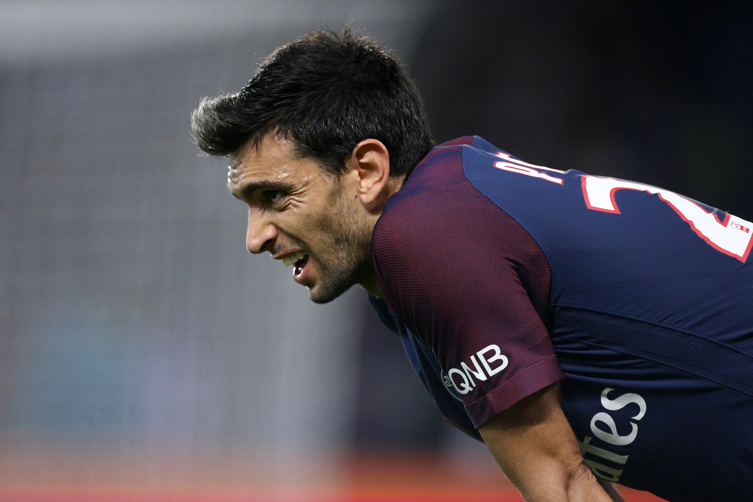 PARIS, FRANCE - AUGUST 25: Javier Pastore of PSG during the French Ligue 1 match between Paris Saint Germain (PSG) and AS Saint-Etienne (ASSE) at Parc des Princes on August 25, 2017 in Paris, France. (Photo by Jean Catuffe/Getty Images)