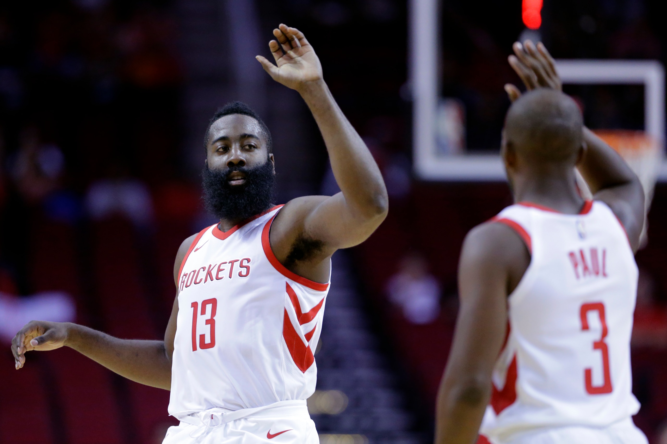 "We just know we have the same goal," Harden says, "and that's to win, to create opportunities for our teammates and then ourselves."