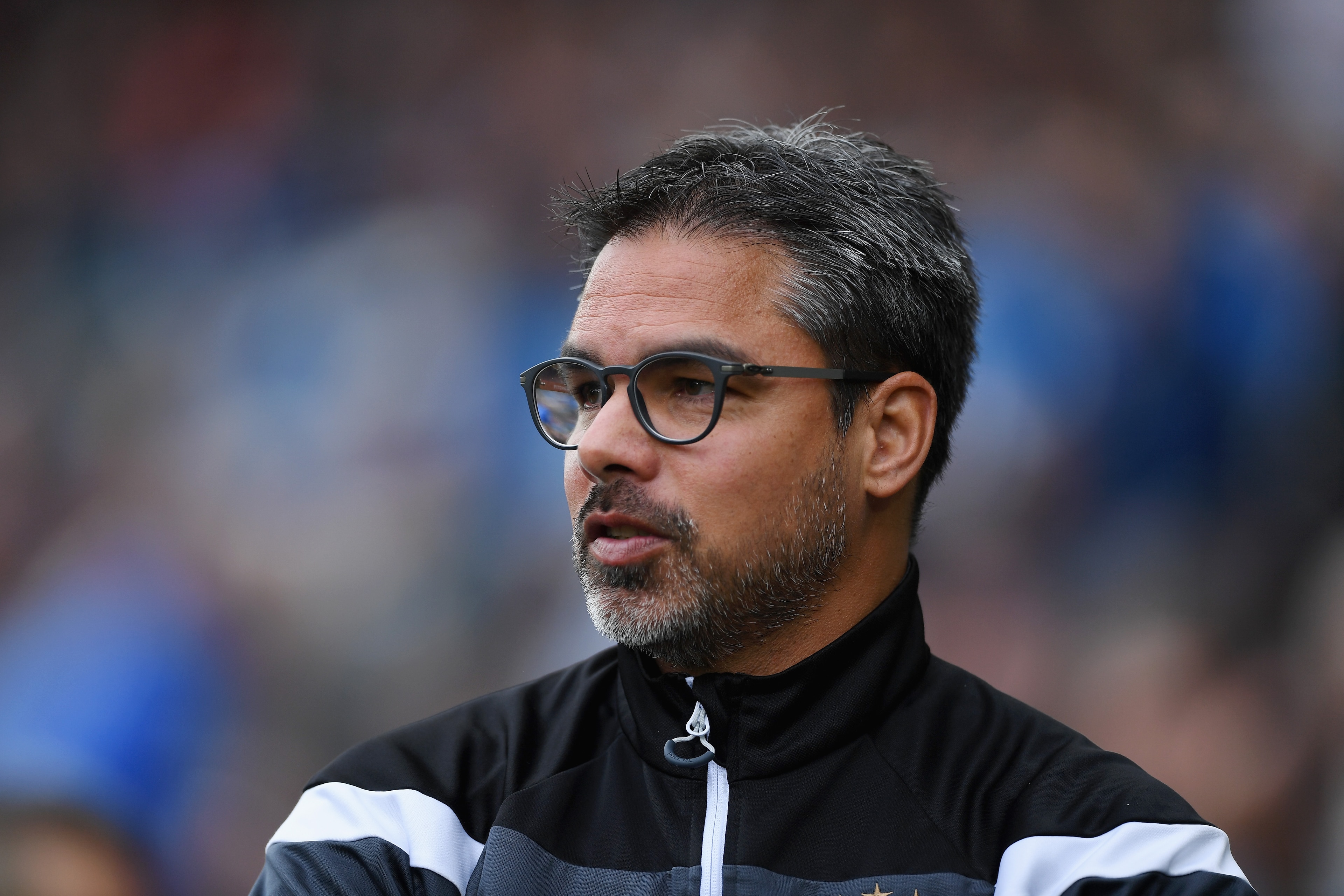 SWANSEA, WALES - OCTOBER 14:  David Wagner, Manager of Huddersfield Town looks on during the Premier League match between Swansea City and Huddersfield Town at Liberty Stadium on October 14, 2017 in Swansea, Wales.  (Photo by Gareth Copley/Getty Images)