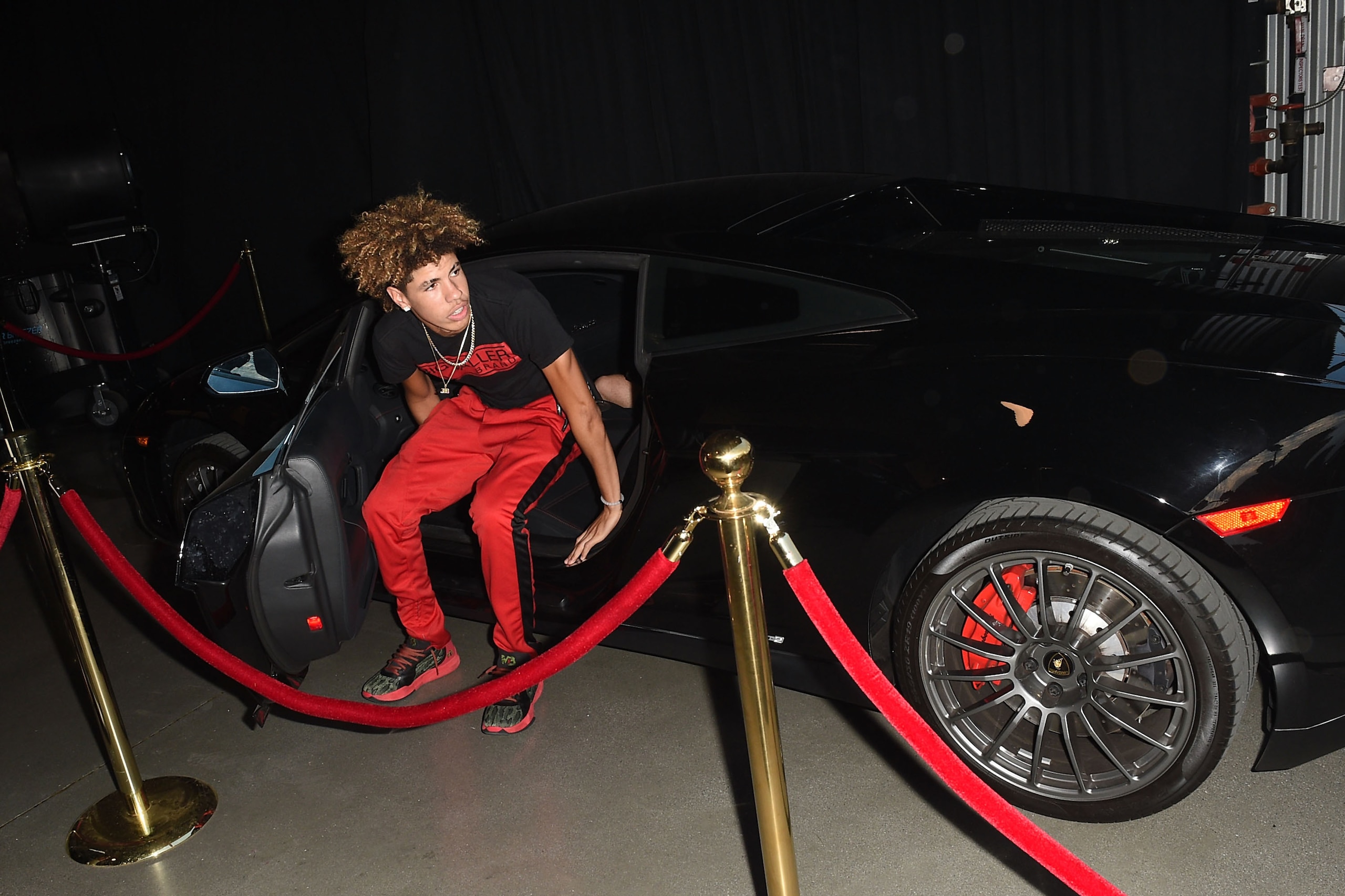 CHINO, CA - SEPTEMBER 02: LaMelo Ball attends Melo Ball's 16th Birthday on September 2, 2017 in Chino, California. (Photo by Joshua Blanchard/Getty Images for Crosswalk Productions ) CHINO, CA - SEPTEMBER 02: LaMelo Ball attends Melo Ball's 16th Birthday on September 2, 2017 in Chino, California. (Photo by Joshua Blanchard/Getty Images for Crosswalk Productions )