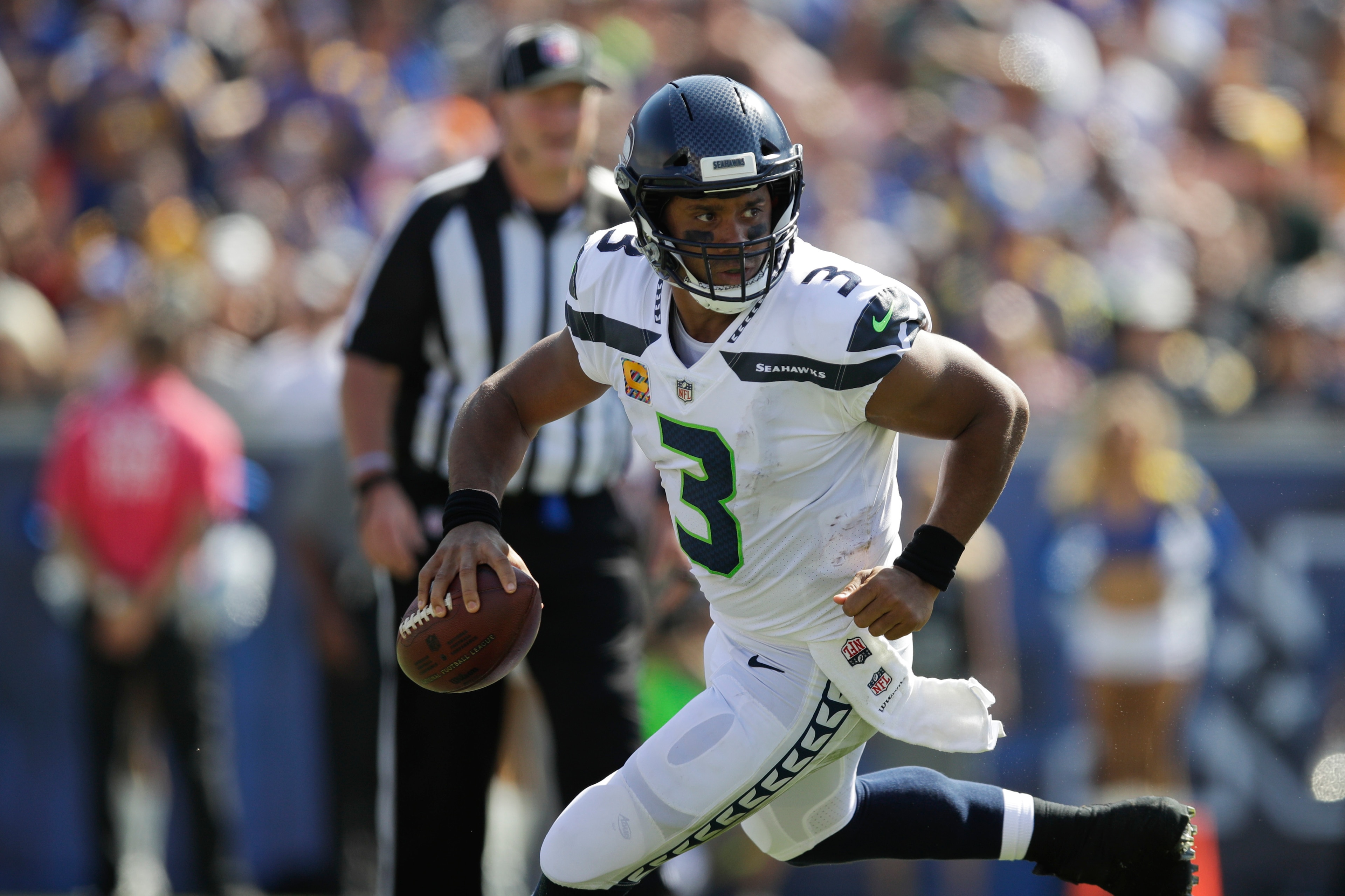 Could Mayfield emulate Russell Wilson at the next level?