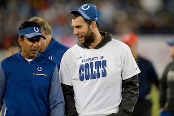 Andrew Luck could be on the sideline for rest of the season.