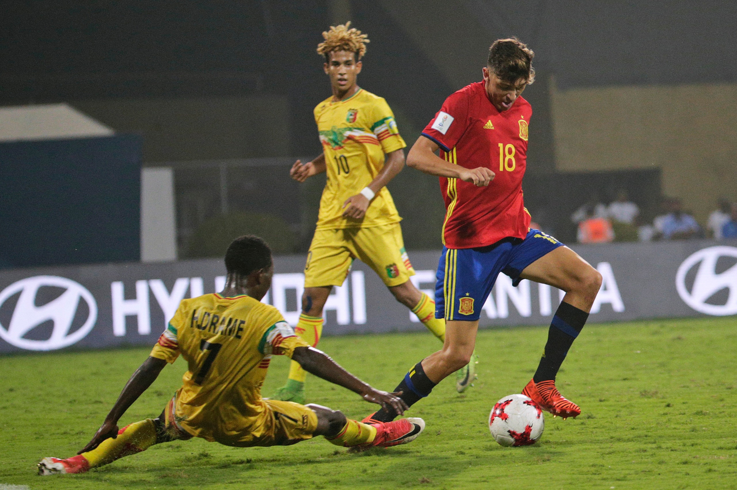Spain's attacking play runs through Gelabert.
