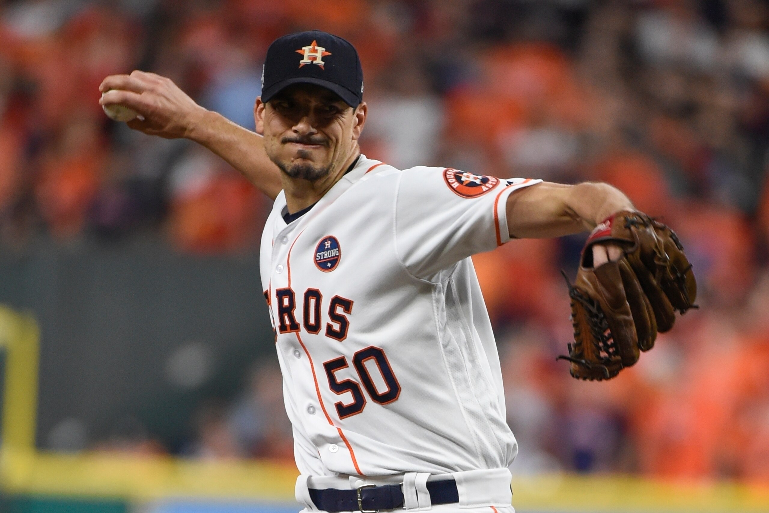 Hard-throwing Charlie Morton will be on the mound for the Astros in Game 4.
