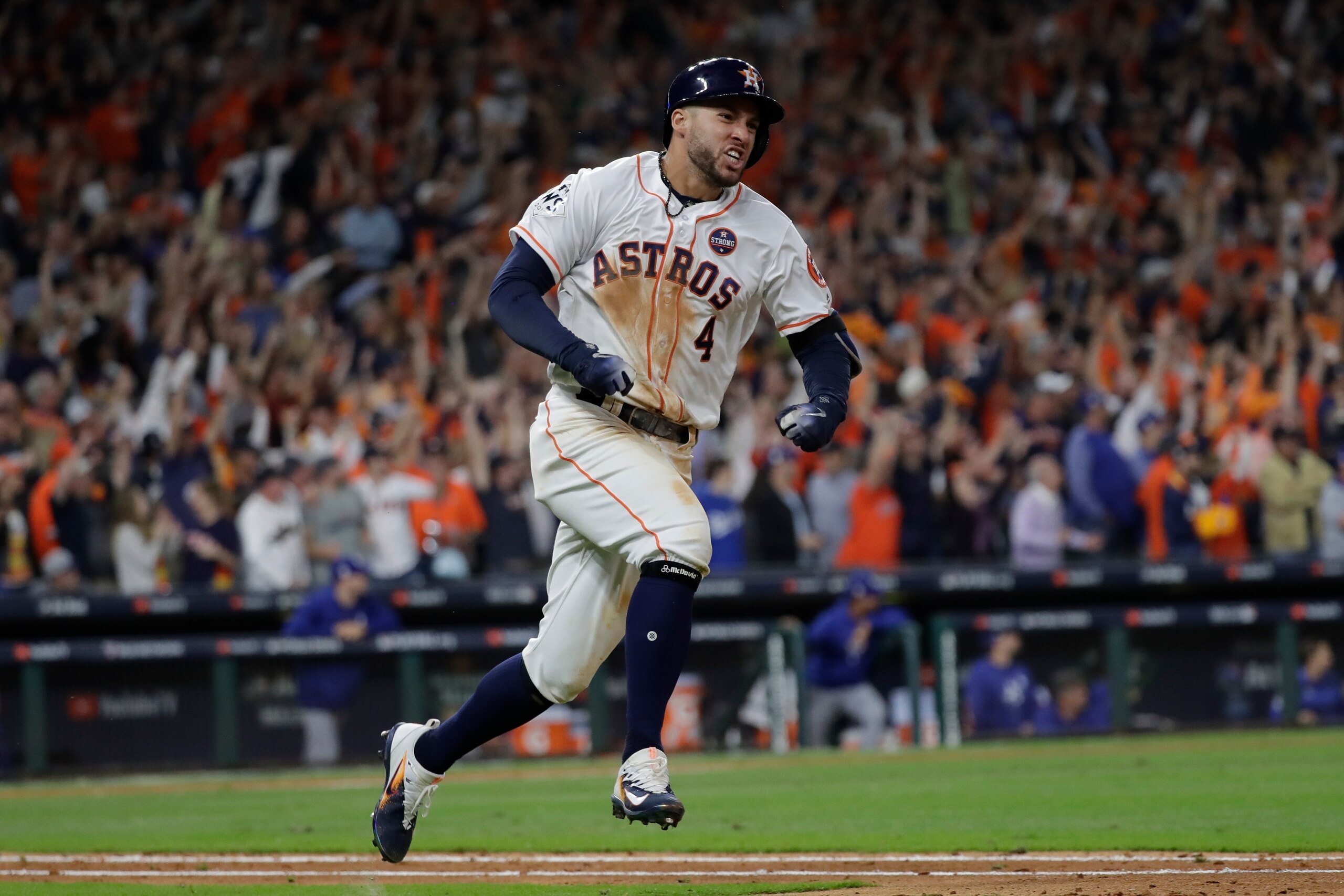 George Springer has been hot in the World Series.