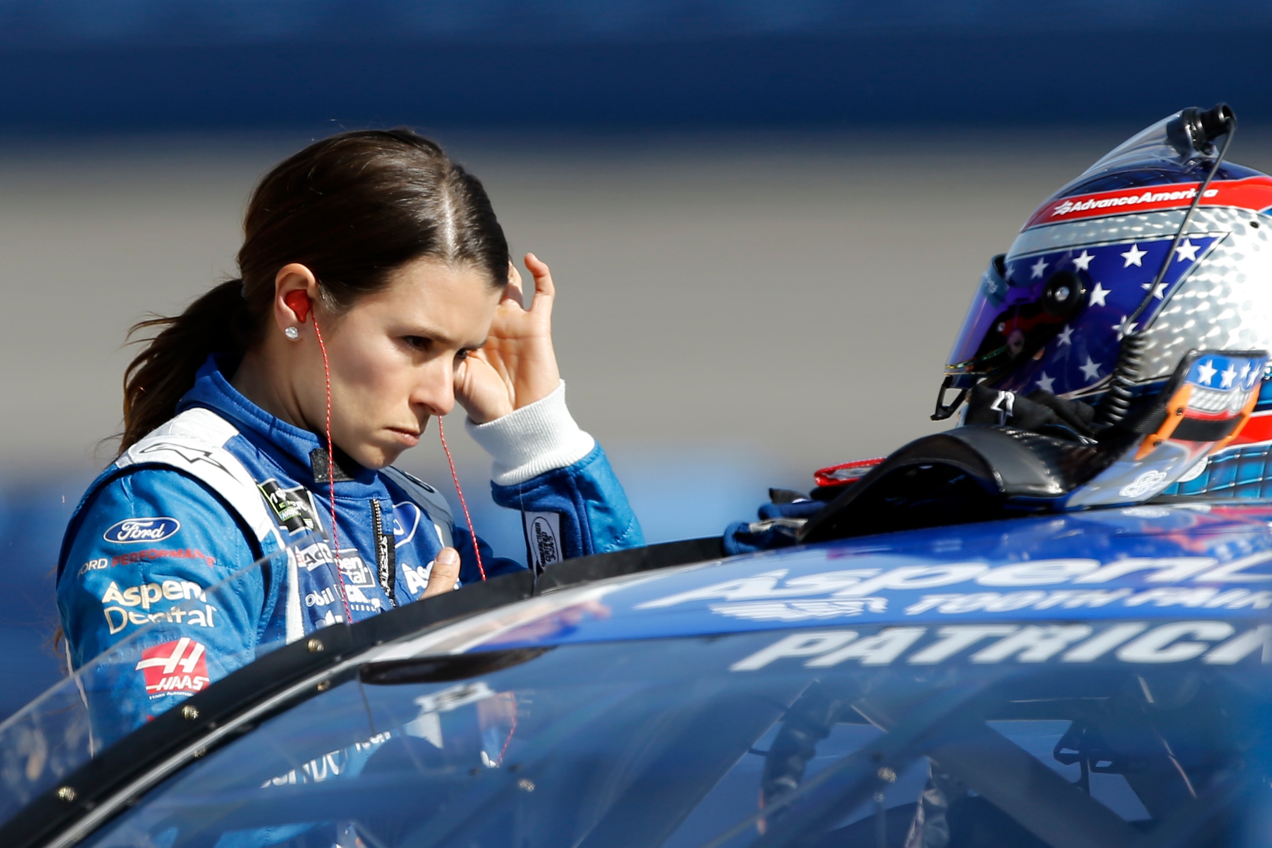 Told her contract to drive for Stewart-Haas won't be renewed after this season, Patrick has yet to receive an offer to drive for another team.