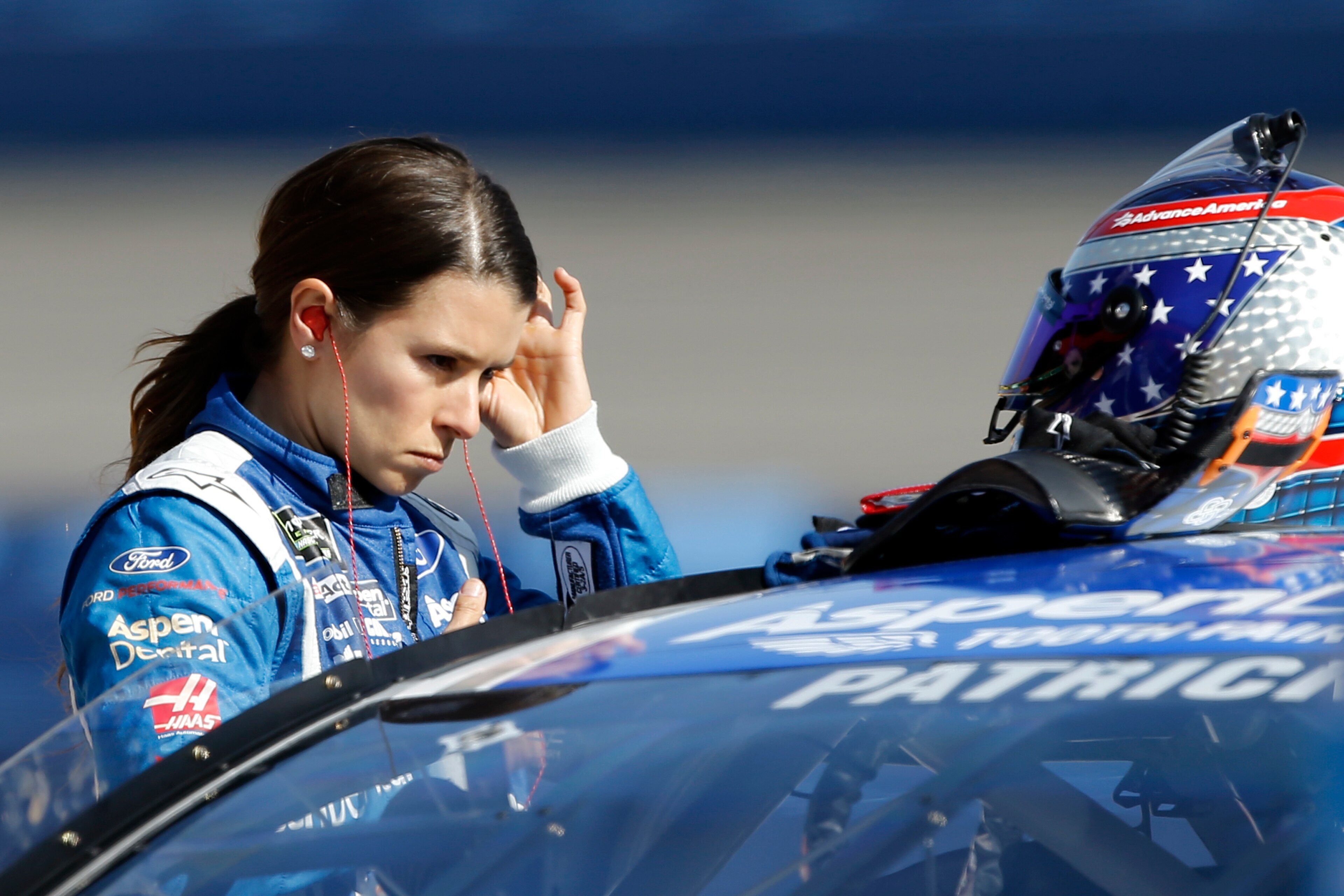 Told her contract to drive for Stewart-Haas won't be renewed after this season, Patrick has yet to receive an offer to drive for another team.