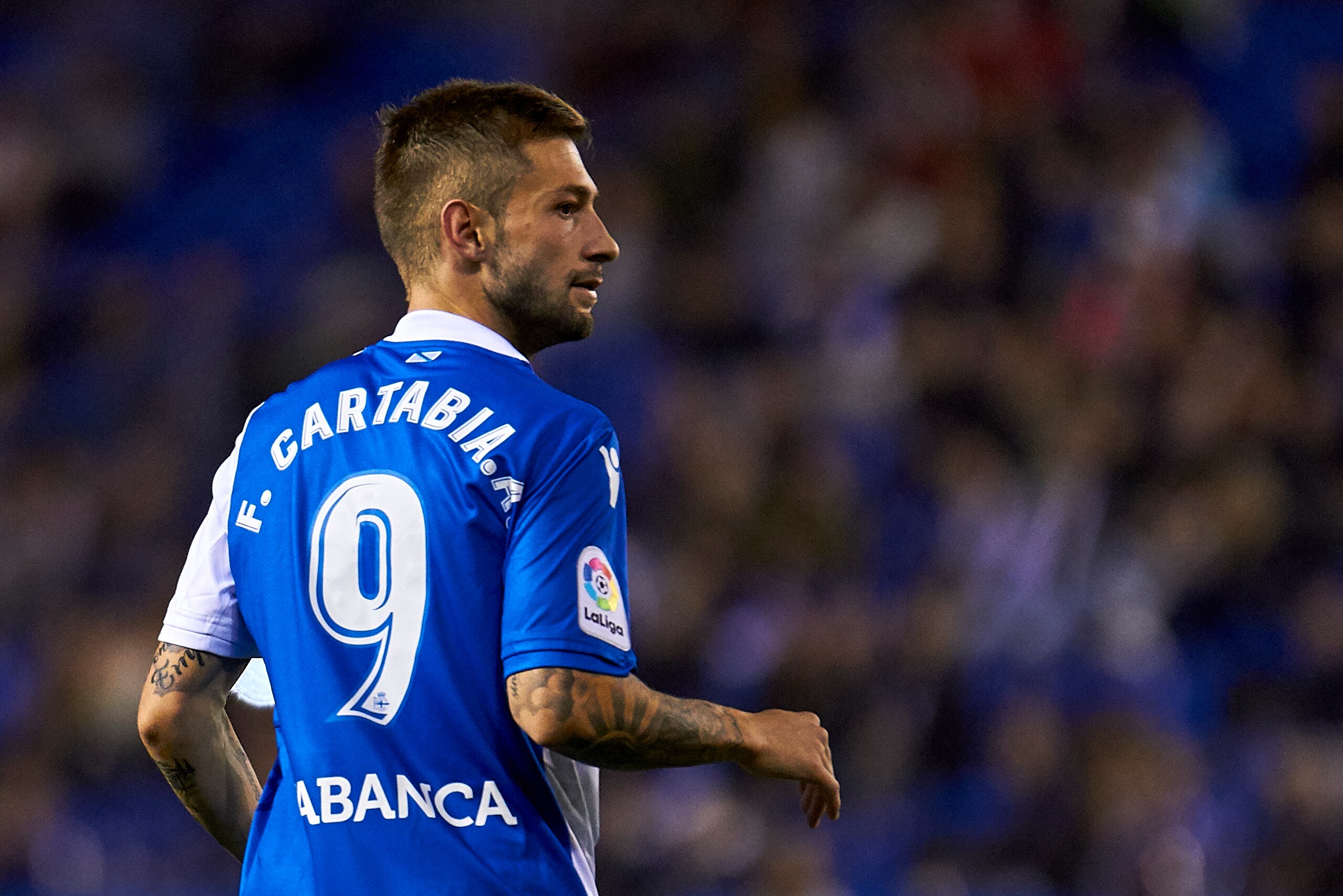 LA CORUNA, SPAIN - OCTOBER 23: Fede Cartabia of Deportivo de La Coruna looks on during the La Liga match between Deportivo La Coruna and Girona at Riazor Stadium on October 23, 2017 in La Coruna, Spain. (Photo by fotopress/Getty Images) LA CORUNA, SPAIN - OCTOBER 23: Fede Cartabia of Deportivo de La Coruna looks on during the La Liga match between Deportivo La Coruna and Girona at Riazor Stadium on October 23, 2017 in La Coruna, Spain. (Photo by fotopress/Getty Images)