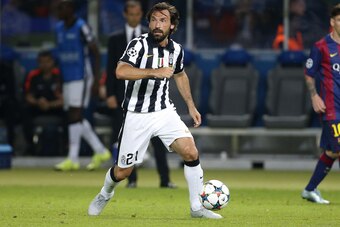 BERLIN, GERMANY - JUNE 6: Andrea Pirlo of Juventus Turin in action during the UEFA Champions League Final between Juventus Turin and FC Barcelona at Olympiastadion on June 6, 2015 in Berlin, Germany. (Photo by Jean Catuffe/Getty Images)