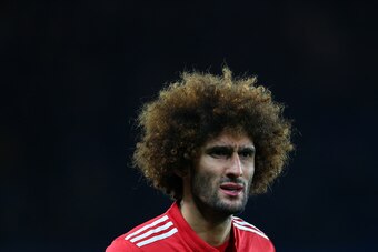 LONDON, ENGLAND - NOVEMBER 05: Marouane Fellaini of Manchester United during the Premier League match between Chelsea and Manchester United at Stamford Bridge on November 5, 2017 in London, England. (Photo by Catherine Ivill - AMA/Getty Images)
