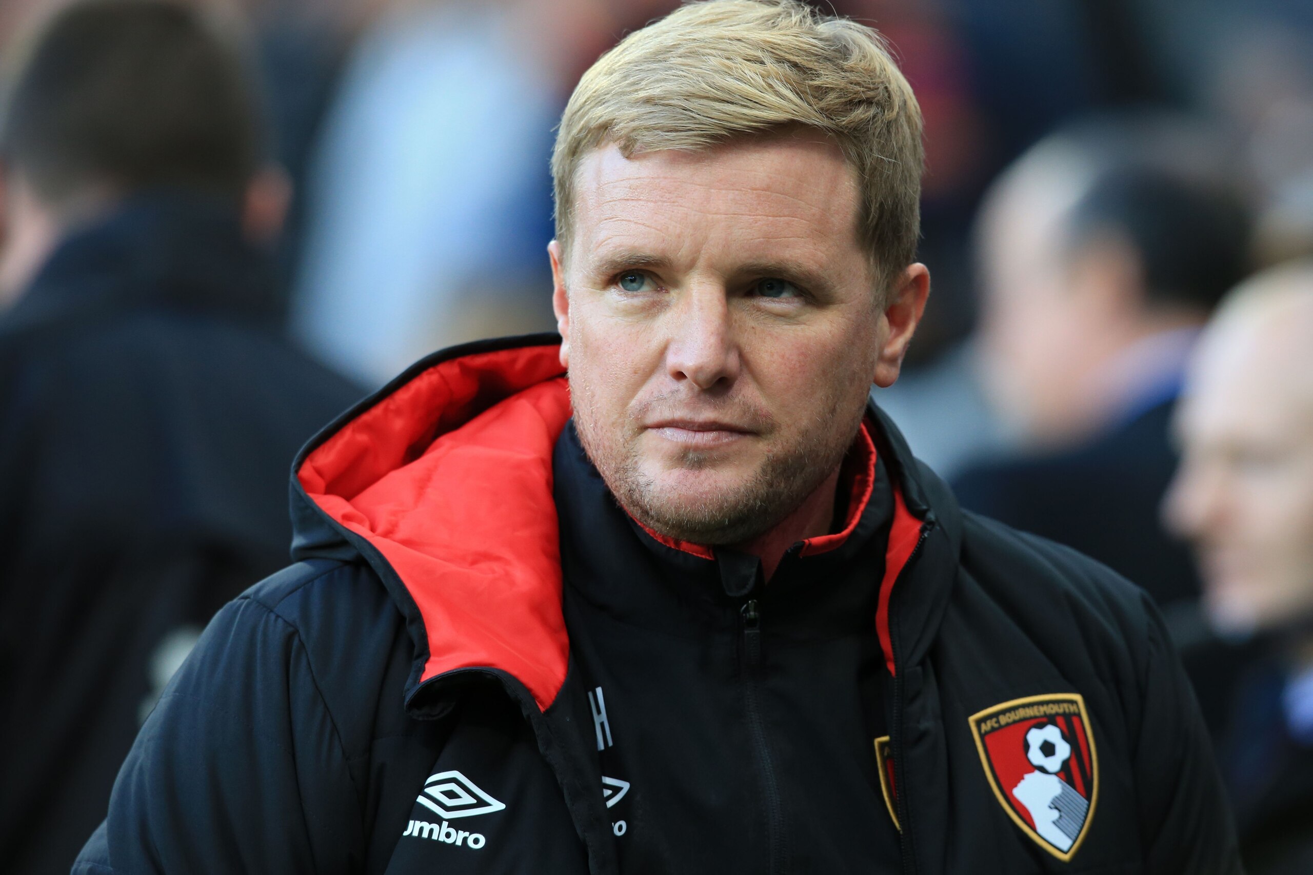 Bournemouth's English manager Eddie Howe looks on during the English Premier League football match between Newcastle United and Bournemouth at St James' Park in Newcastle-upon-Tyne, north east England on November 4, 2017. / AFP PHOTO / Lindsey PARNABY / R Bournemouth's English manager Eddie Howe looks on during the English Premier League football match between Newcastle United and Bournemouth at St James' Park in Newcastle-upon-Tyne, north east England on November 4, 2017. / AFP PHOTO / Lindsey PARNABY / R