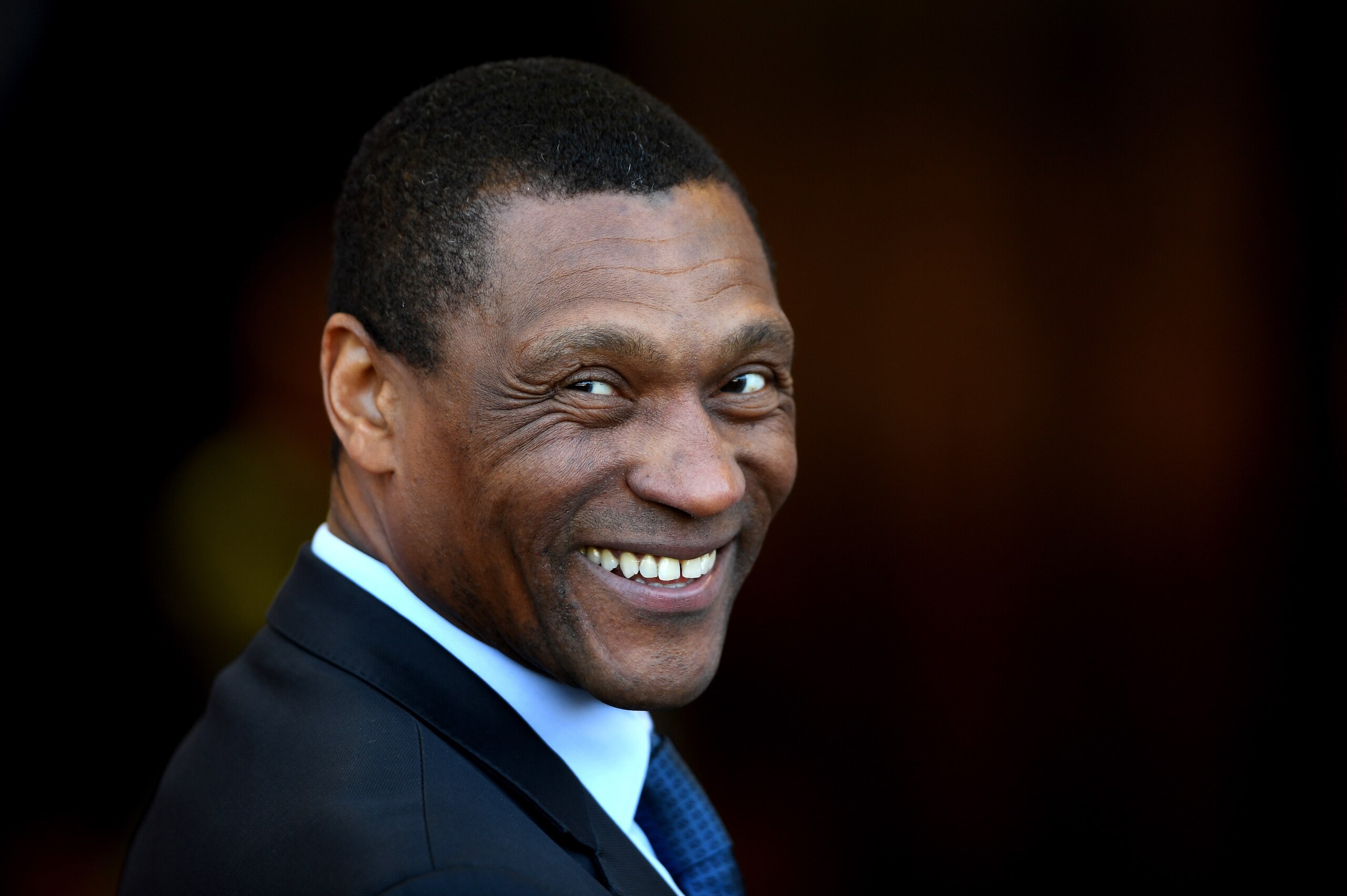 BOURNEMOUTH, ENGLAND - APRIL 08: Michael Emenalo, Technical director at Chelsea is seen prior to the Premier League match between AFC Bournemouth and Chelsea at Vitality Stadium on April 8, 2017 in Bournemouth, England.  (Photo by Mike Hewitt/Getty Images