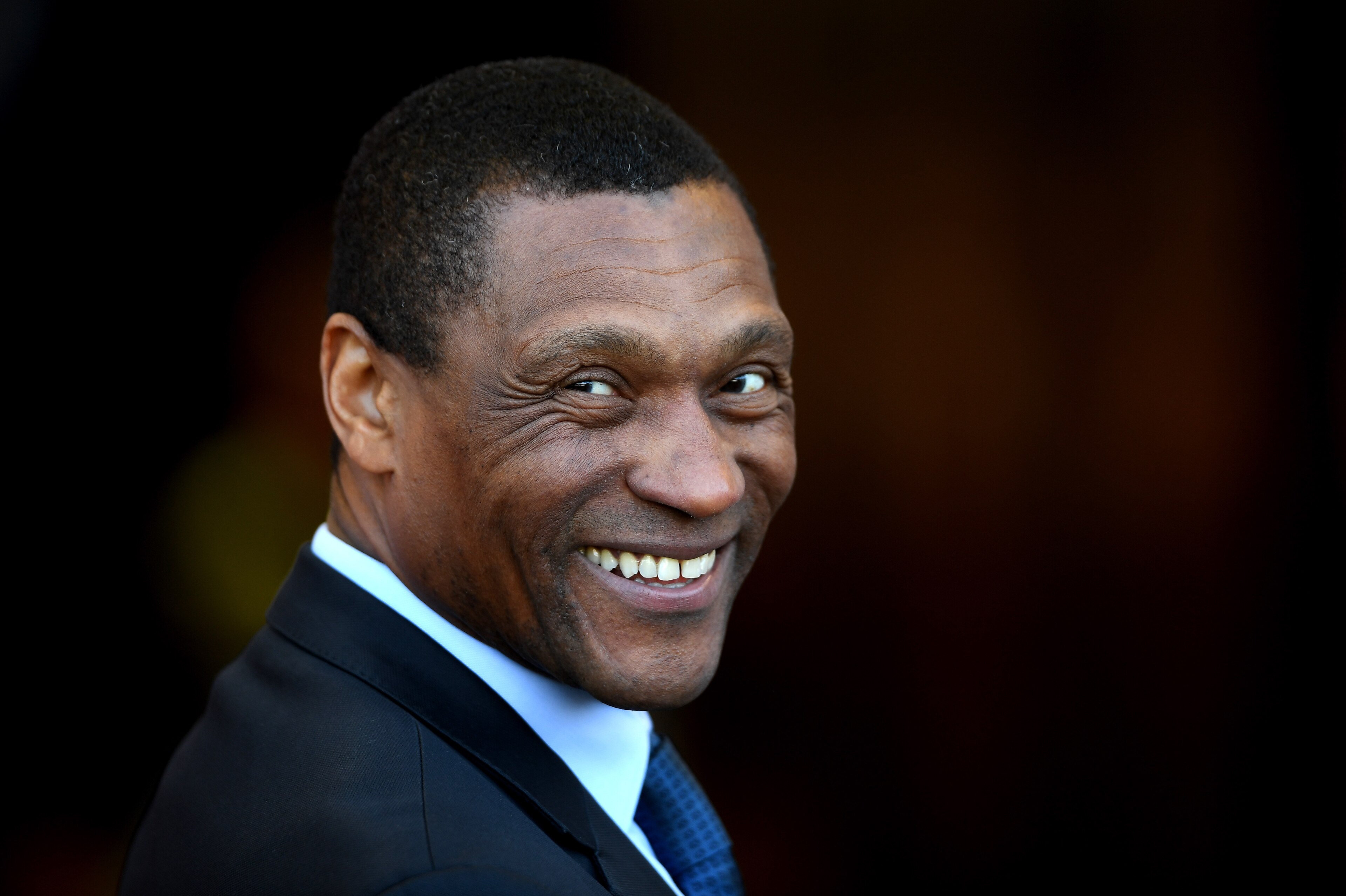 BOURNEMOUTH, ENGLAND - APRIL 08: Michael Emenalo, Technical director at Chelsea is seen prior to the Premier League match between AFC Bournemouth and Chelsea at Vitality Stadium on April 8, 2017 in Bournemouth, England.  (Photo by Mike Hewitt/Getty Images