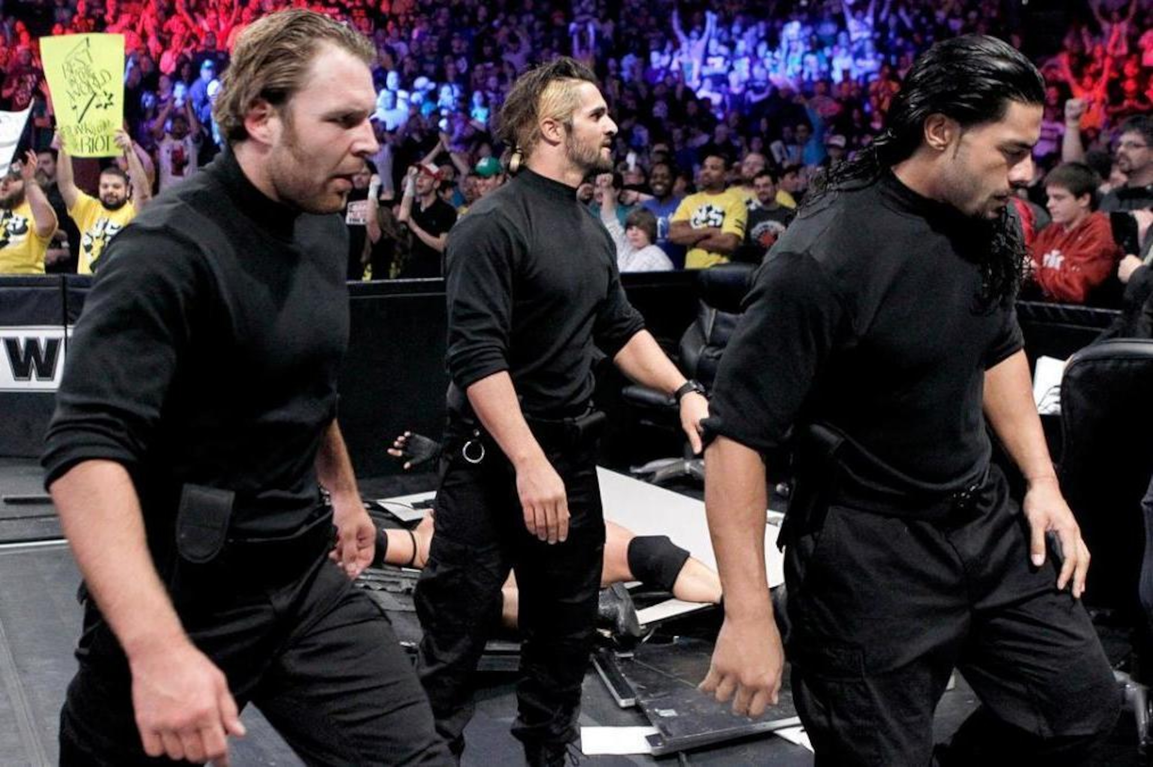 The Shield left Ryback lying in its first act as a group.