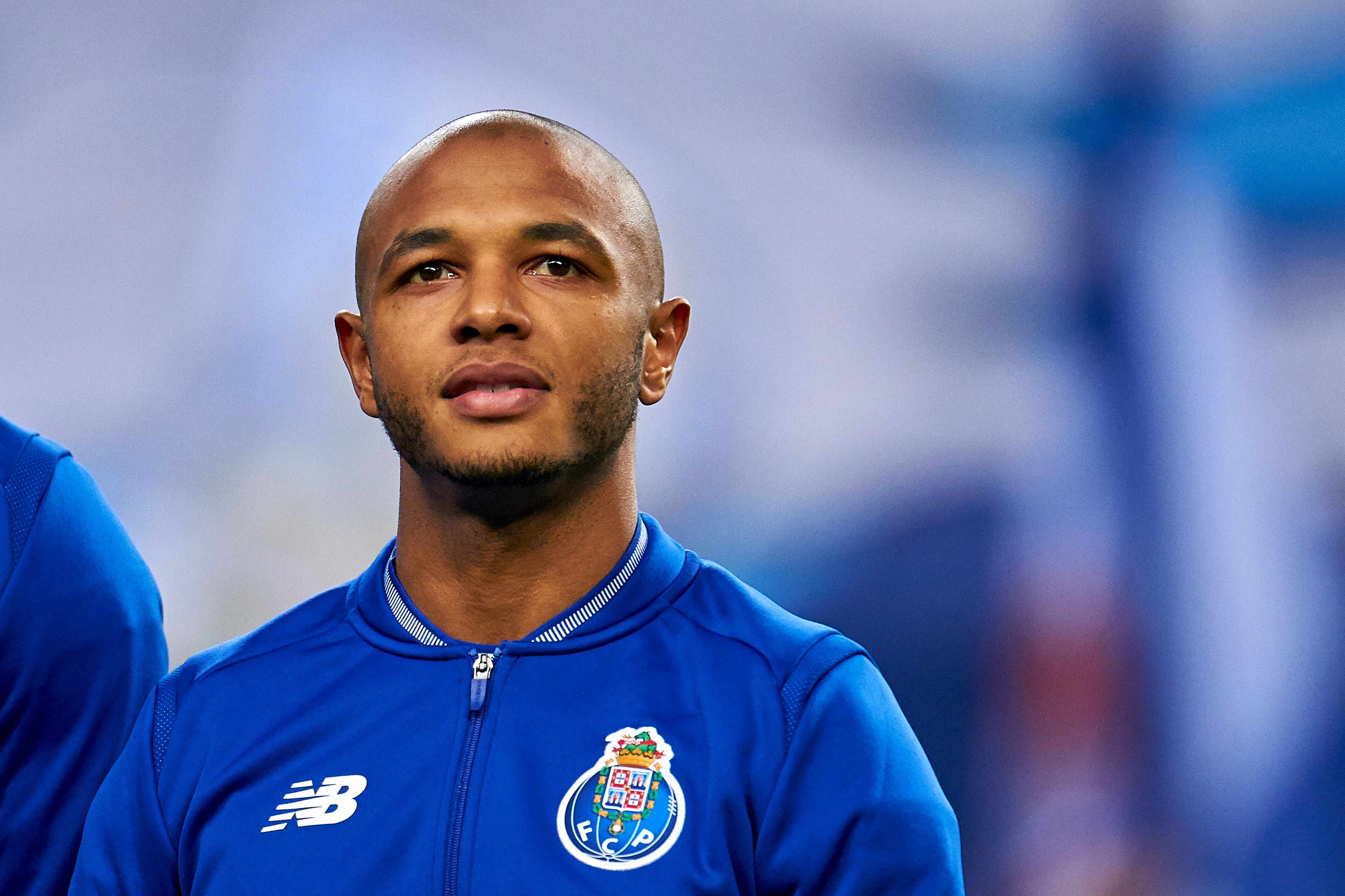 PORTO, PORTUGAL - NOVEMBER 01:  Yacine Brahimi of FC Porto looks on prior to the UEFA Champions League group G match between FC Porto and RB Leipzig at Estadio do Dragao on November 1, 2017 in Porto, Portugal.  (Photo by fotopress/Getty Images)