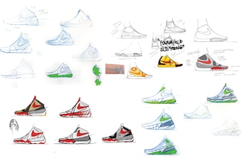 Leo Chang's sketches of the Kyrie 1.