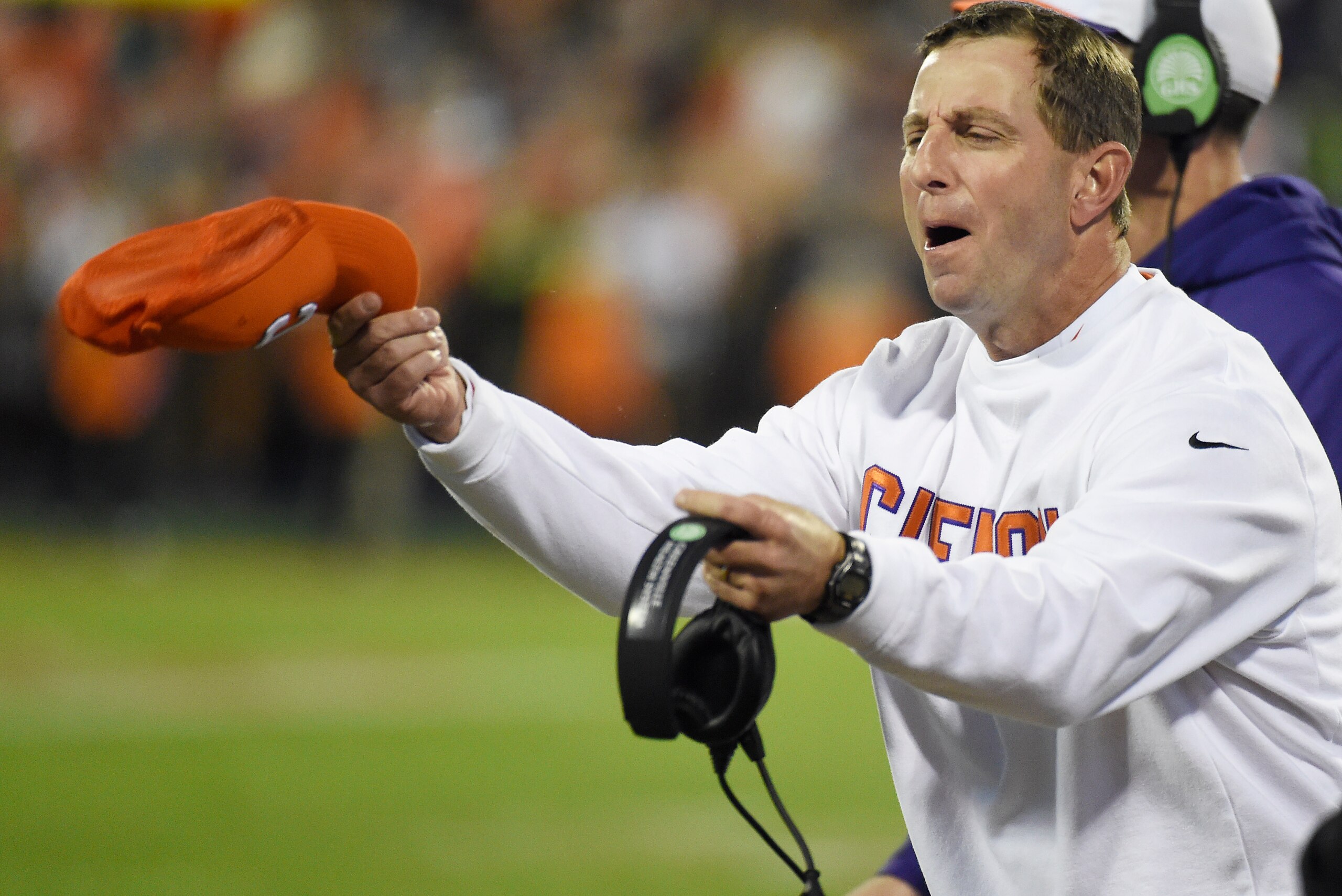 Clemson head coach Dabo Swinney.