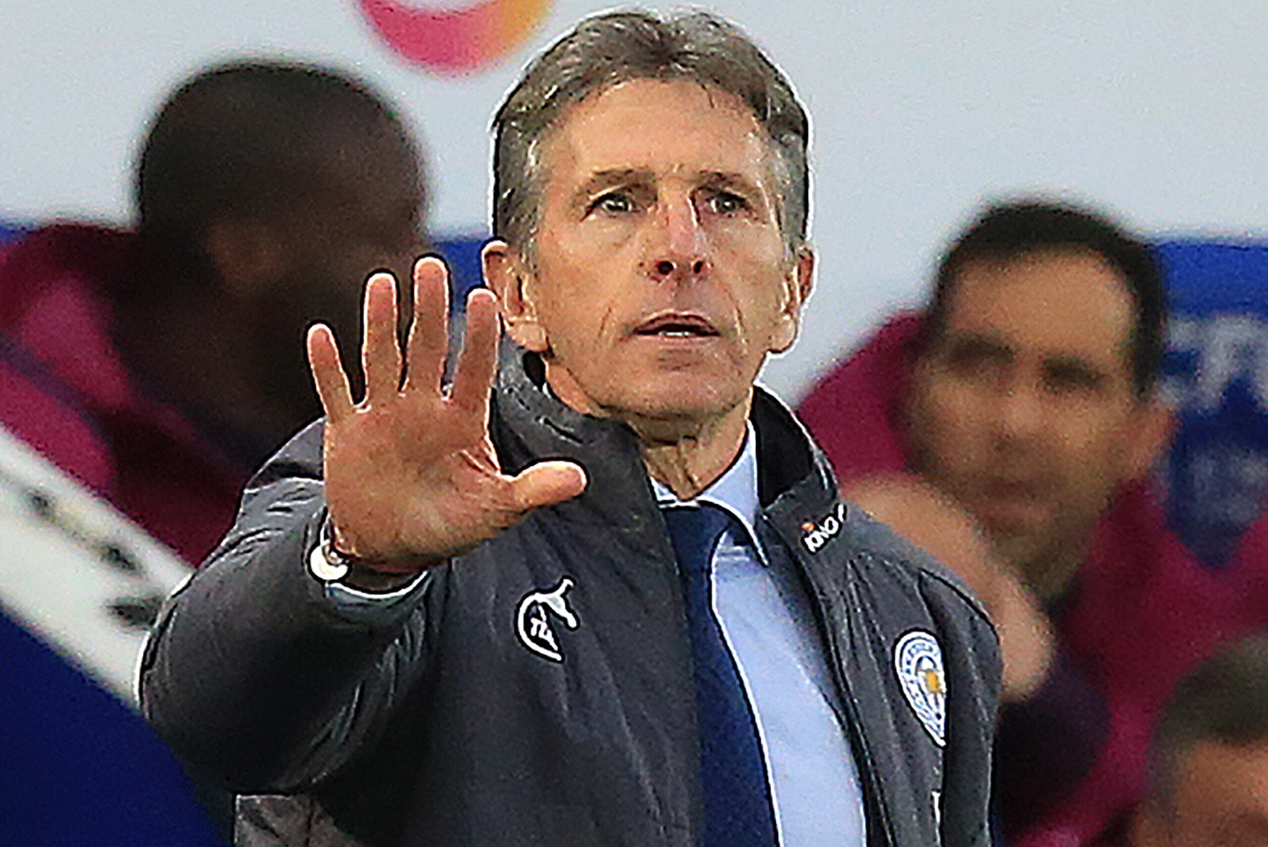 Leicester City's French manager Claude Puel shouts instructions to his players from the touchline during the English Premier League football match between Leicester City and Manchester City at King Power Stadium in Leicester, central England on November 1 Leicester City's French manager Claude Puel shouts instructions to his players from the touchline during the English Premier League football match between Leicester City and Manchester City at King Power Stadium in Leicester, central England on November 1