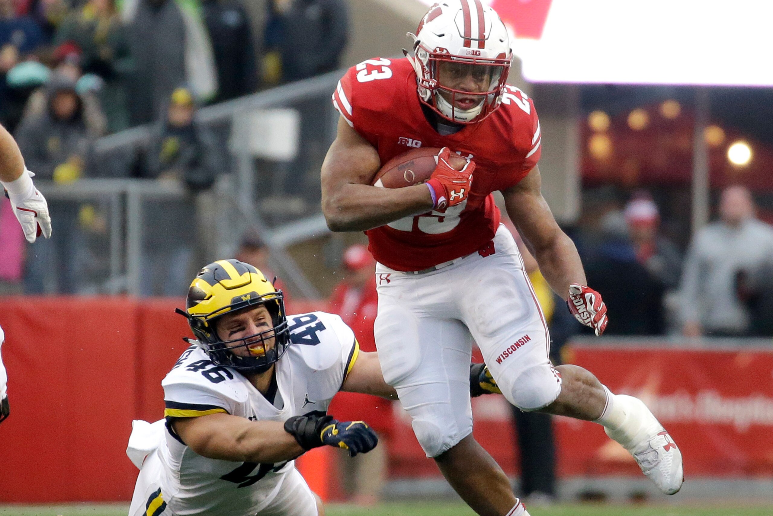 Star freshman running back Jonathan Taylor is Wisconsin's best offensive player.