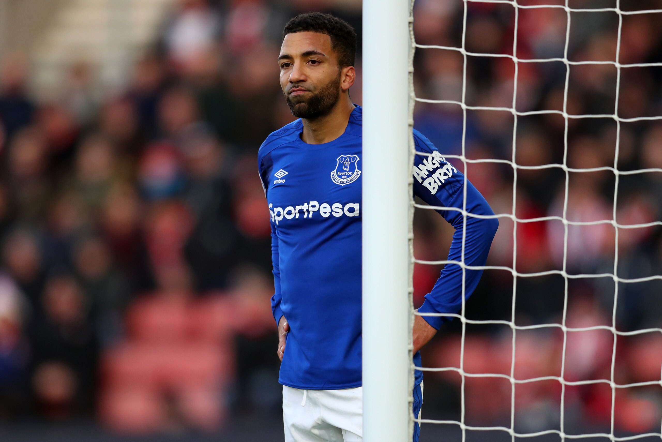 SOUTHAMPTON, ENGLAND - NOVEMBER 26: Aaron Lennon of Everton during the Premier League match between Southampton and Everton at St Mary's Stadium on November 26, 2017 in Southampton, England. (Photo by Catherine Ivill/Getty Images)