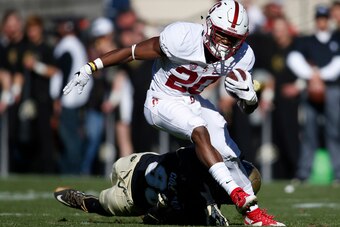 Bryce Love has worked on becoming a back who not only is fast, but is also elusive.
