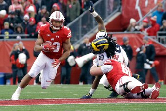 Wisconsin running back Jonathan Taylor