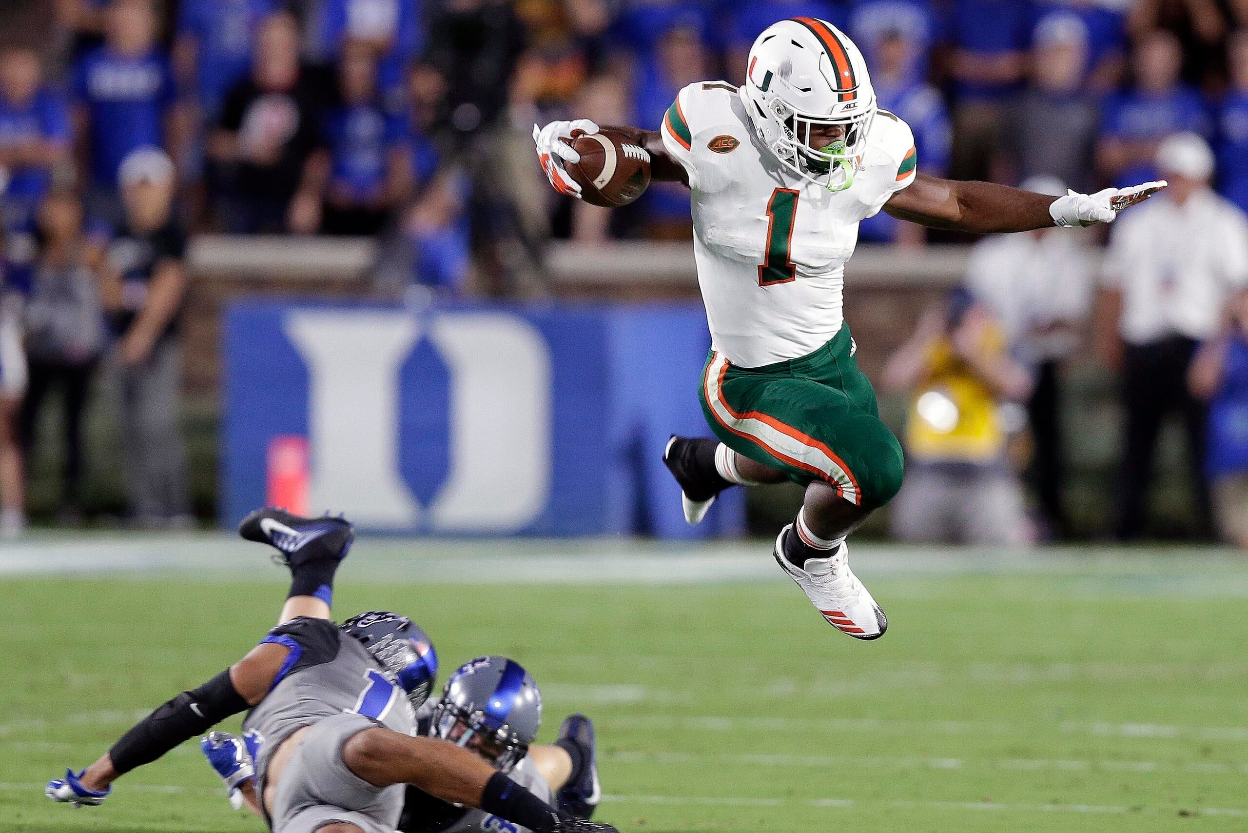 Hurricanes RB Mark Walton is heading to the NFL.