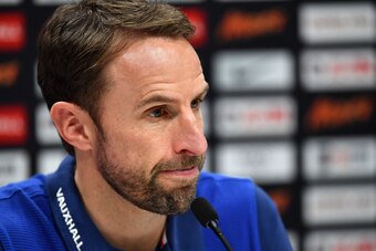 England's manager Gareth Southgate takes questions from members of the media at a press conference at Tottenham Hotspur's Enfield Training Centre, north-east of London, on November 13, 2017 on the eve of their International friendly football match against